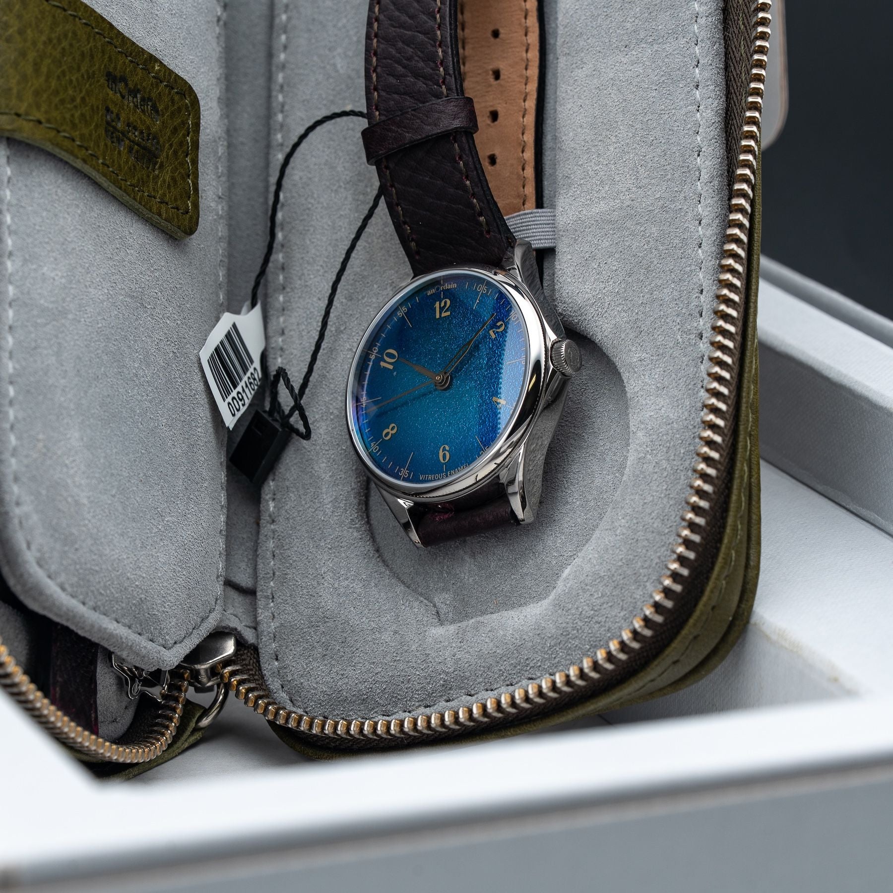 AnOrdain Model 1 Blue Fume Dial