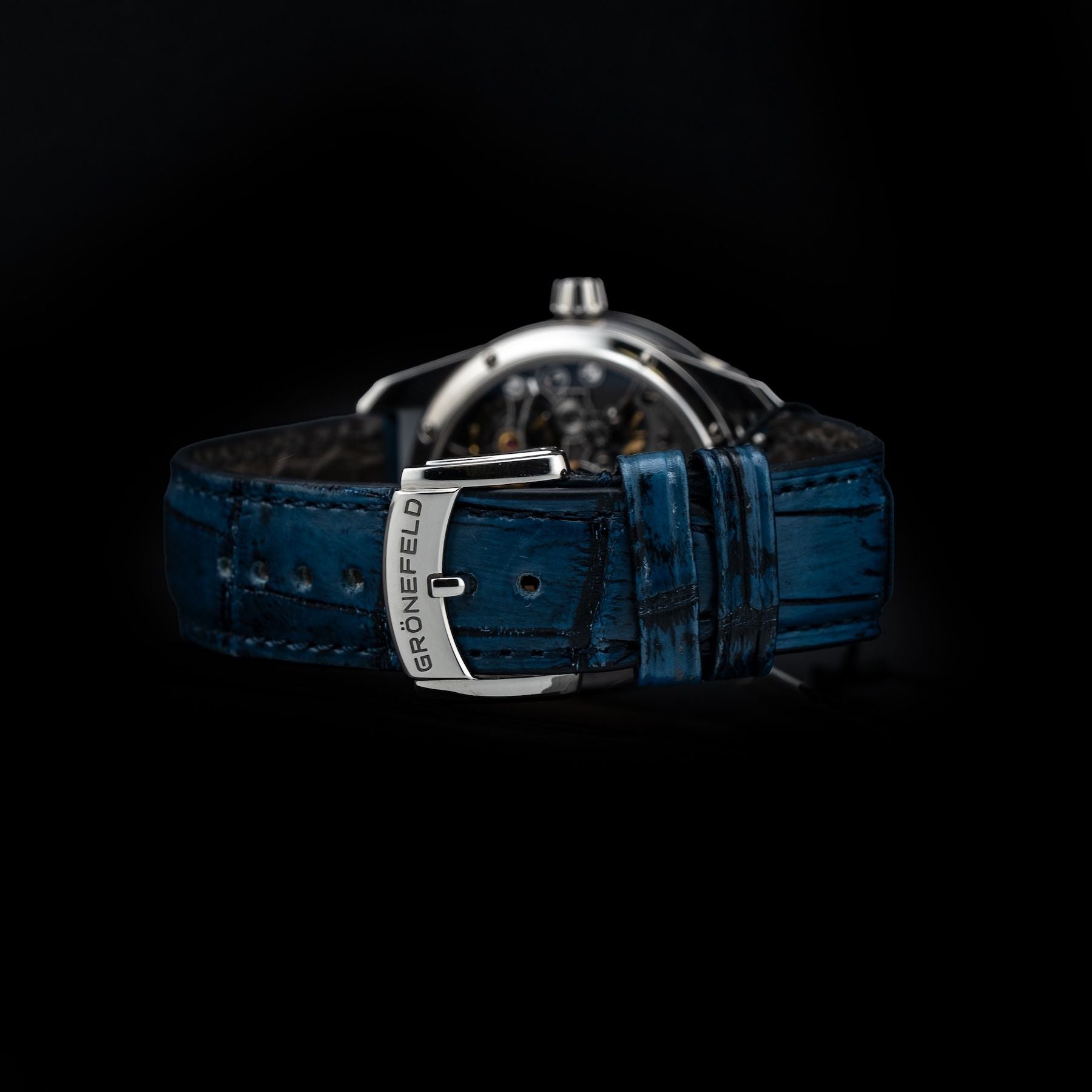 Grönefeld 1941 Principia Automatic Stainless Steel Salmon Dial 41126