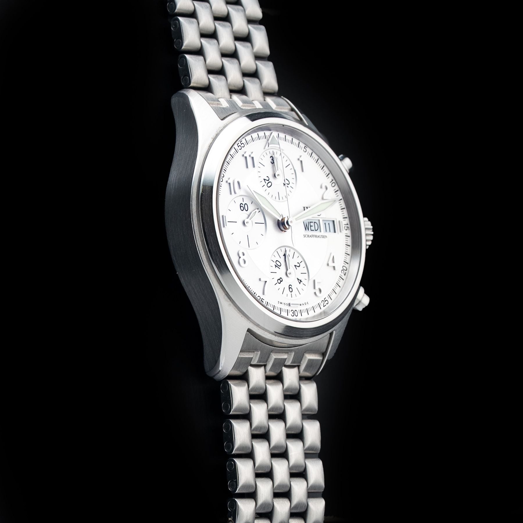 IWC IW370628 Pilot Chronograph White Dial