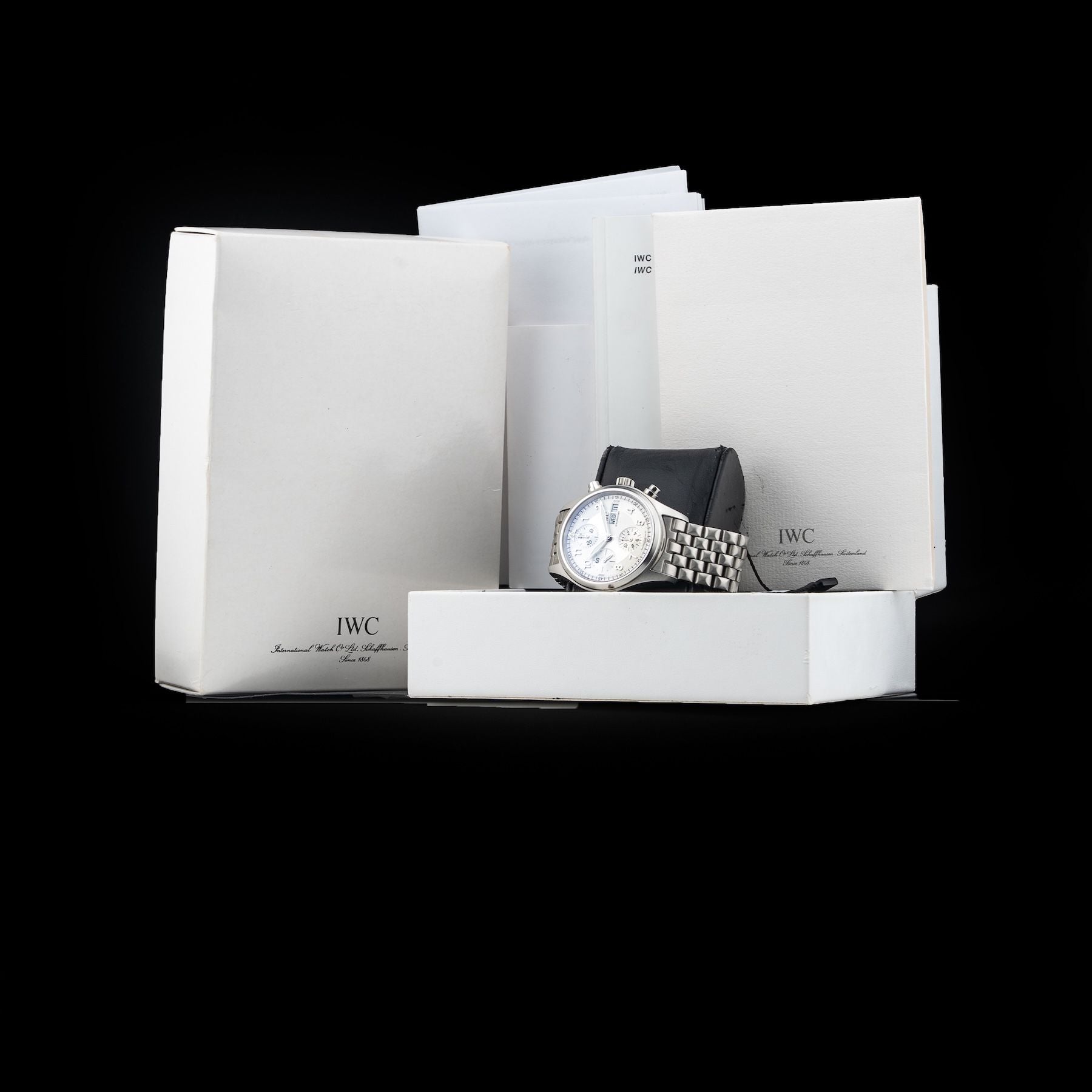 IWC IW370628 Pilot Chronograph White Dial
