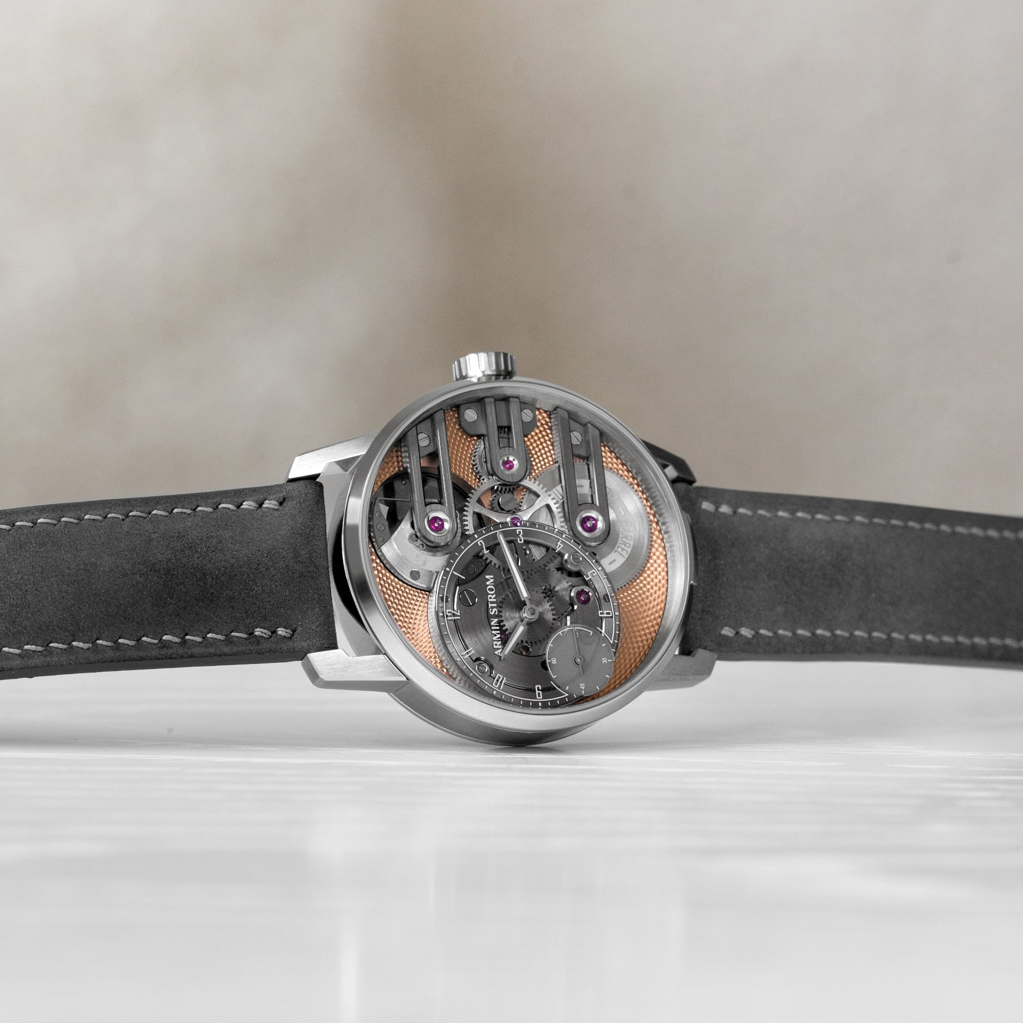 Armin Strom Gravity Equal Force Ultimate Sapphire Salmon