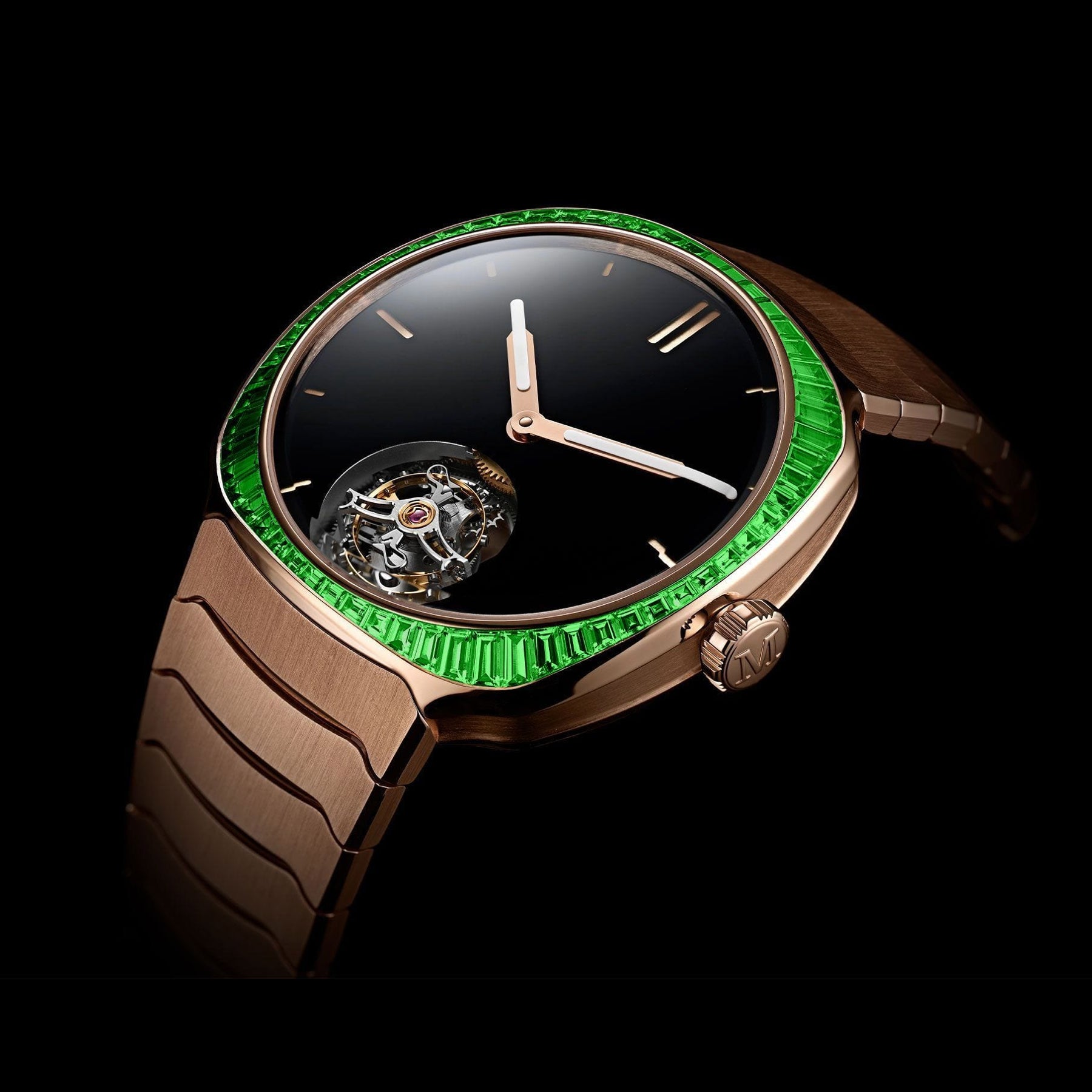 H. Moser & Cie. 6805-0412 Streamliner Tourbillon Rose Gold Vantablack