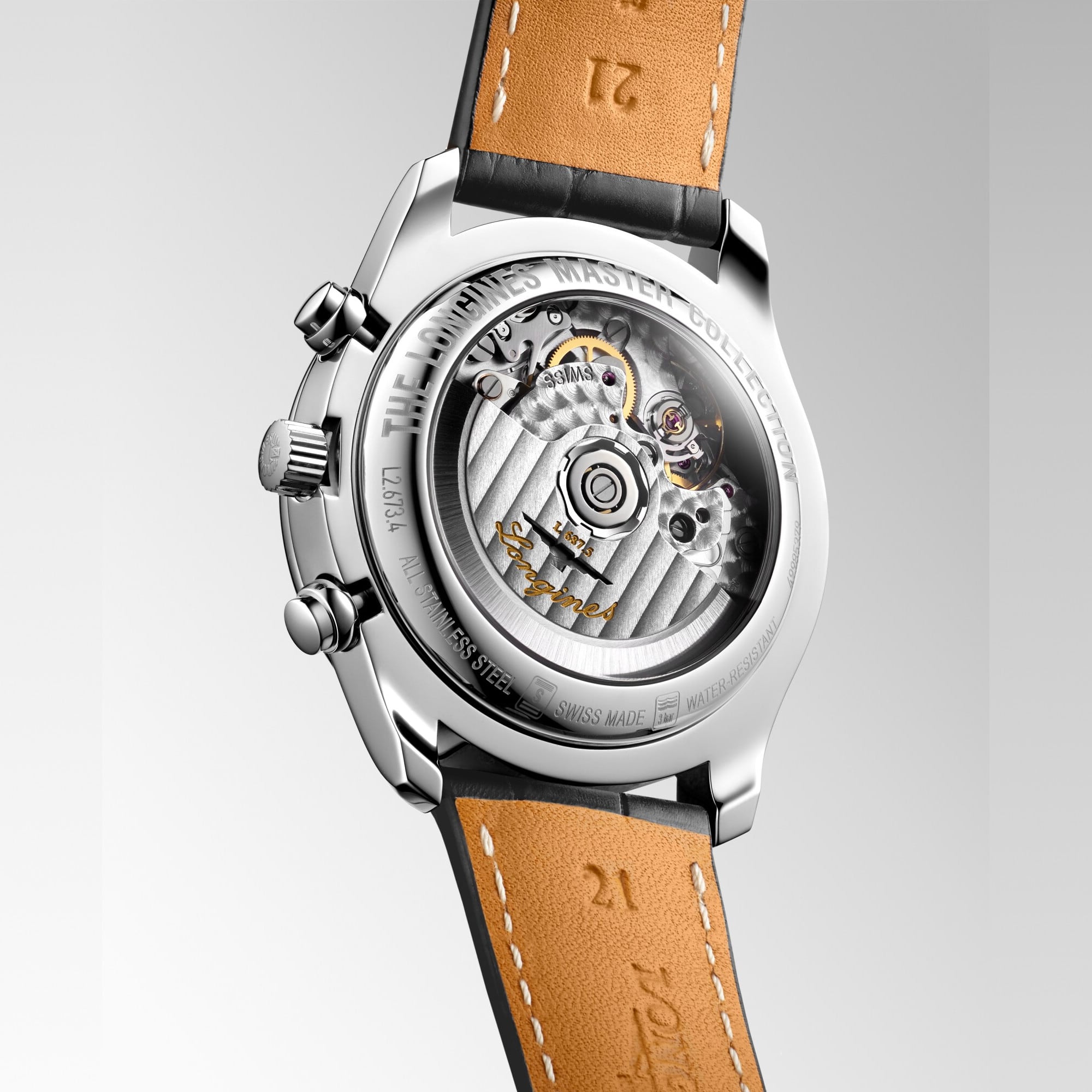 Longines L2.673.4.61.2 Master Collection Chrono Moonphase