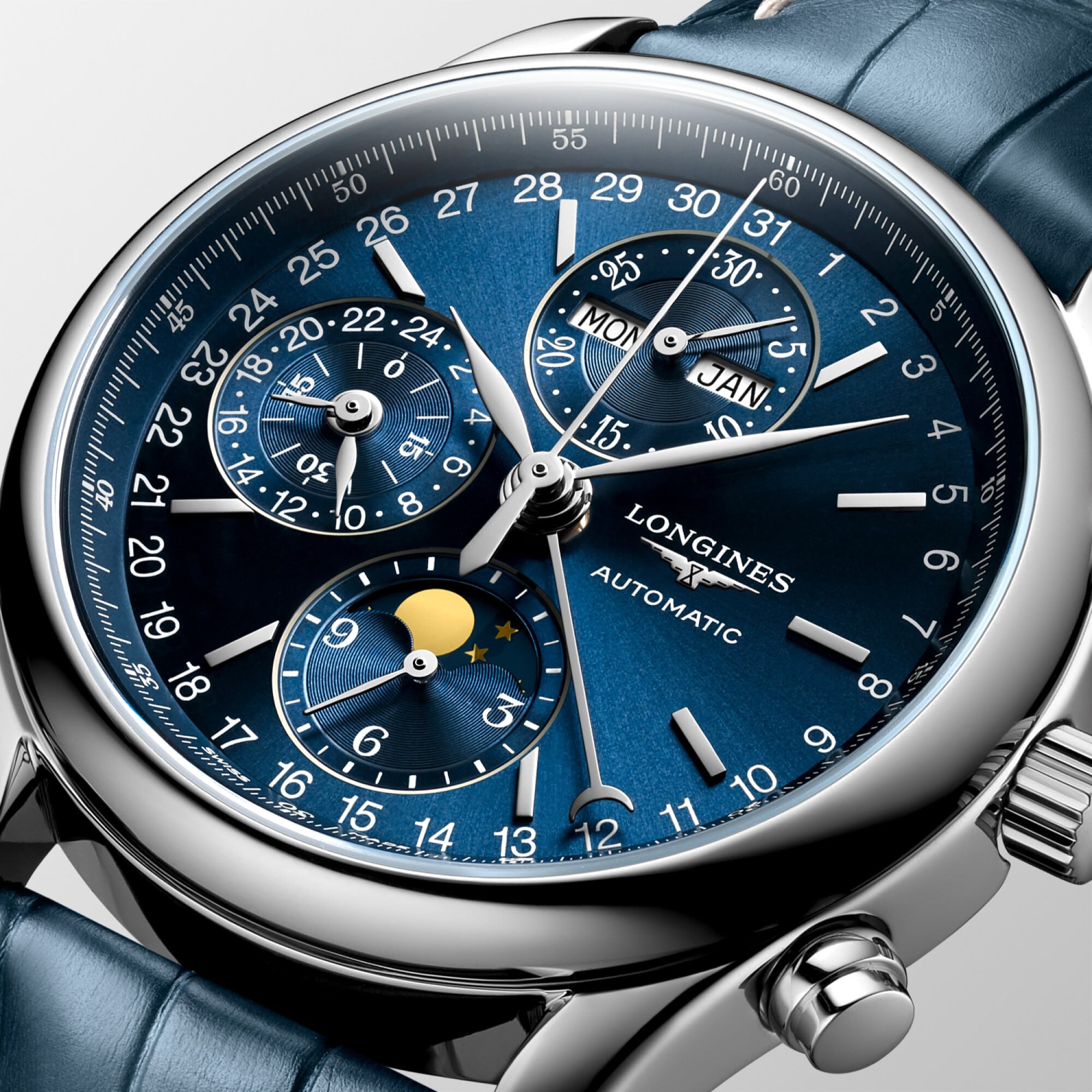Longines L2.673.4.92.0 Master Collection Chrono Moonphase