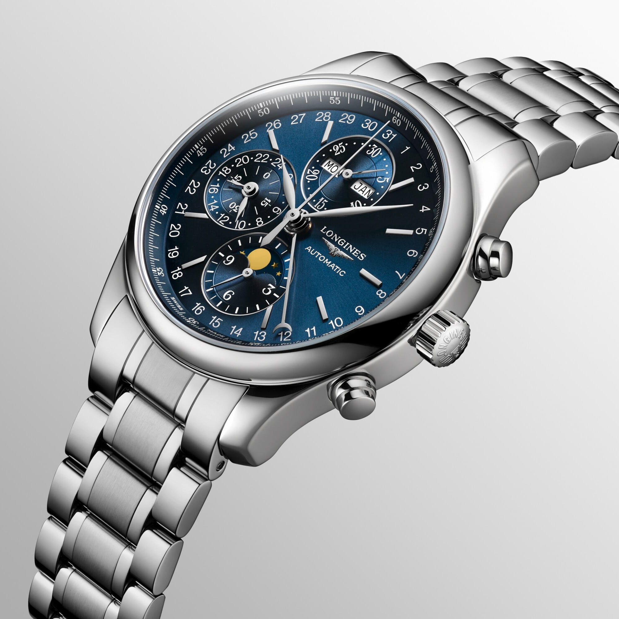 Longines L2.773.4.92.6 Master Collection 42mm Sunray Blue Dial