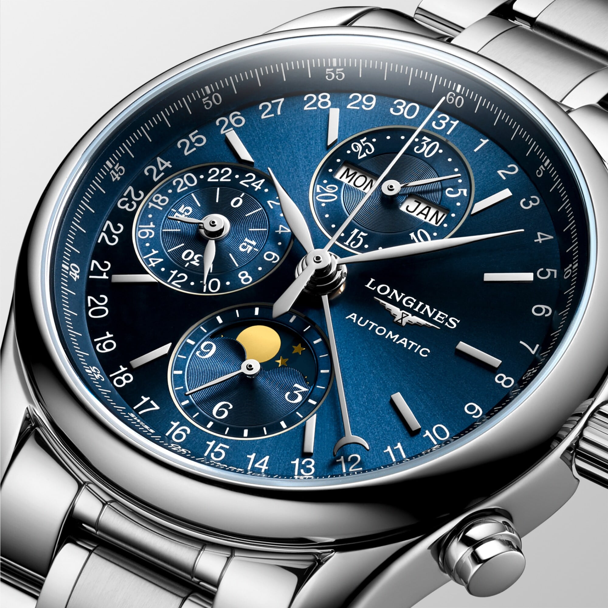The Longines Master Collection Sunday Blue Dial 40mm L2.673.4.92.6