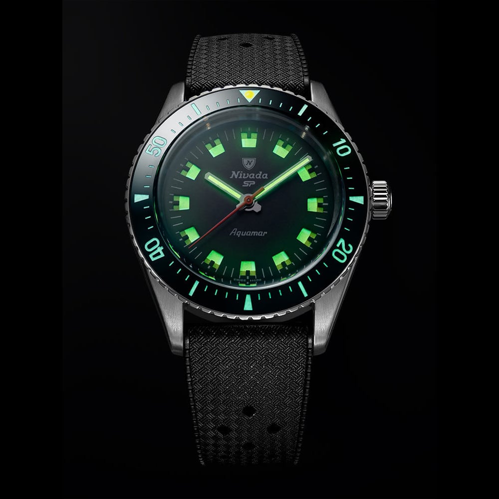 Nivada Grenchen 32074A17 Aquamar Blue