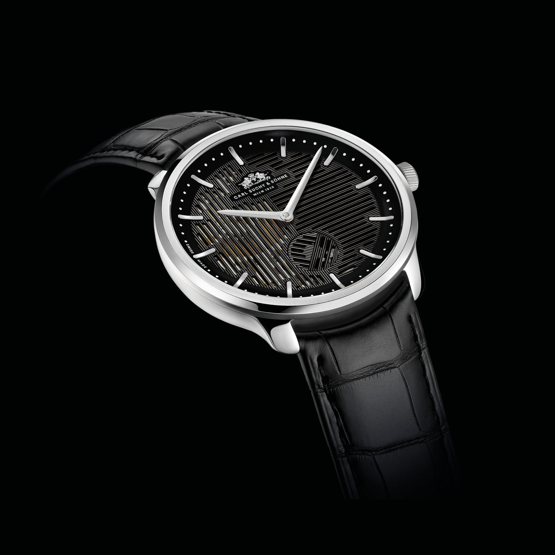 Carl Suchy & Söhne Waltz No 1 Skeleton Black