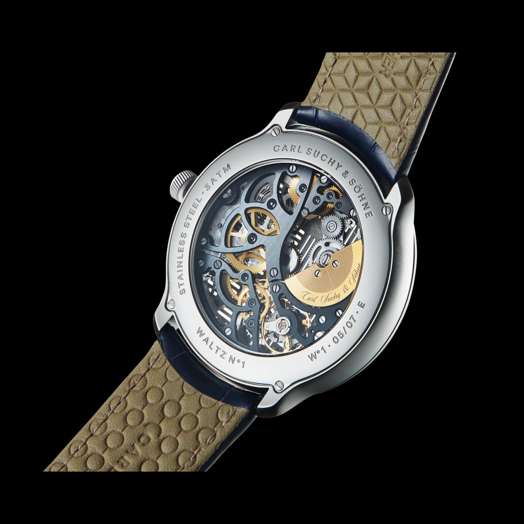 Carl Suchy & Söhne Waltz No 1 Skeleton Blue Danube