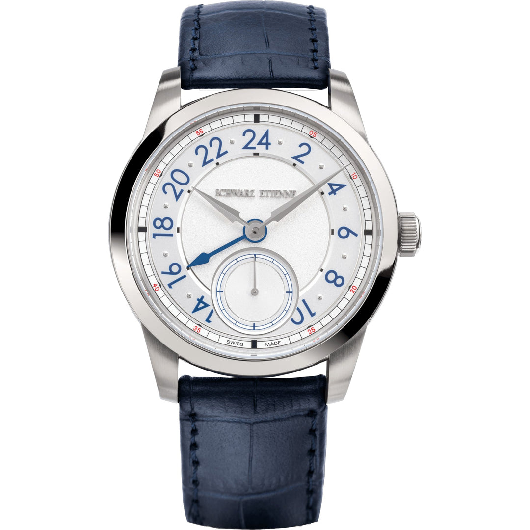 Schwarz Etienne 1902 GMT Silver Dial
