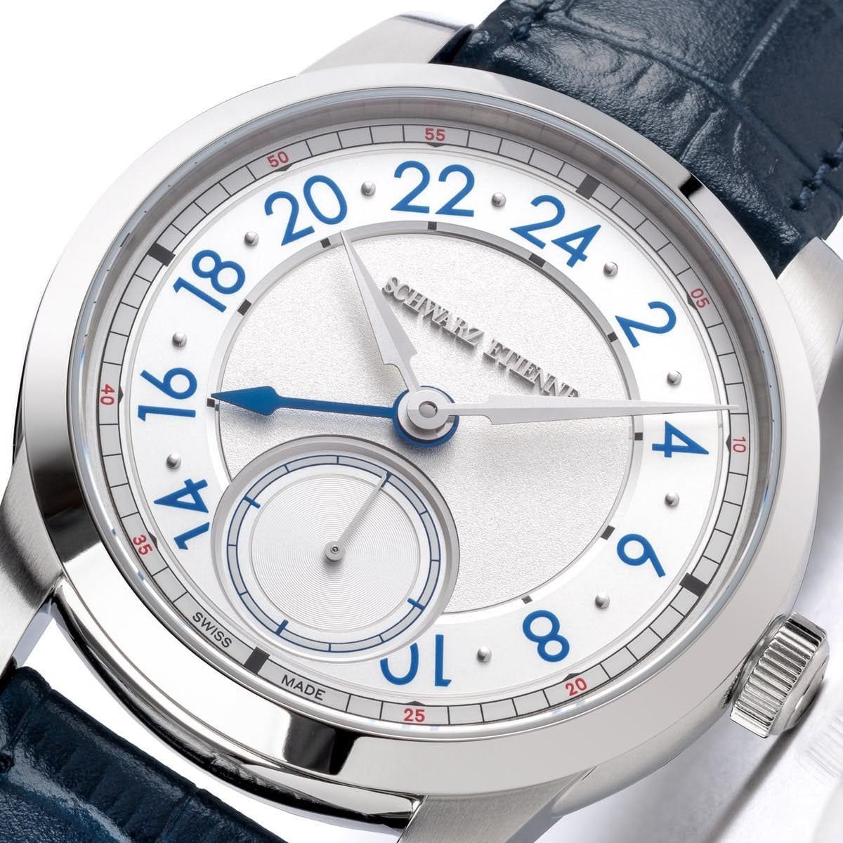 Schwarz Etienne 1902 GMT Silver Dial