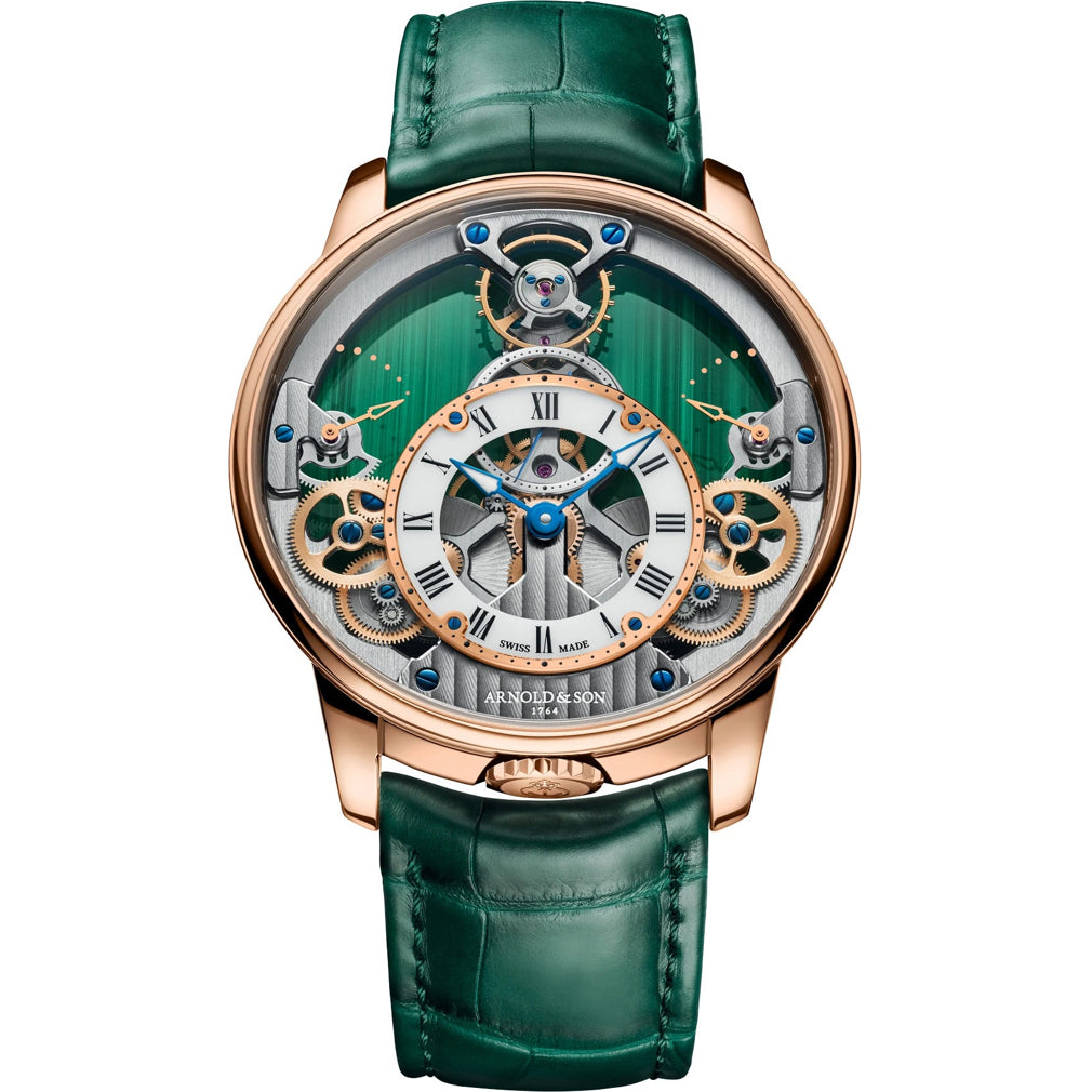 Arnold & Son Time Pyramid 42.5 Red Gold