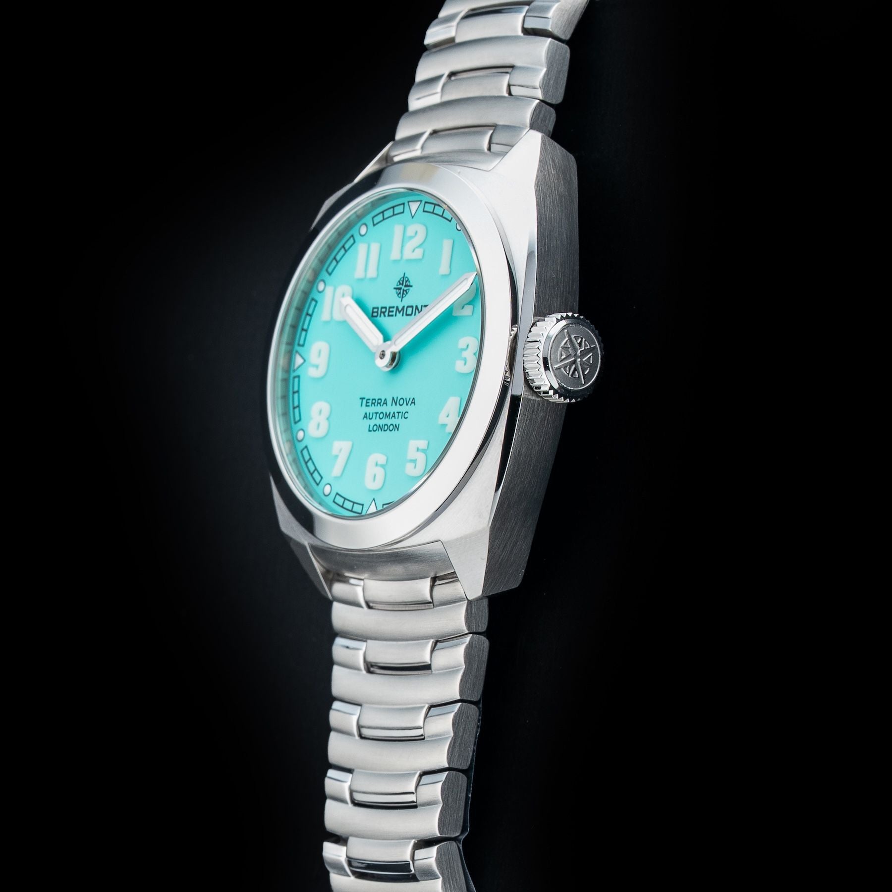 Bremont TN38-ND-SS-TQ-B Terra Nova 38 Turquoise