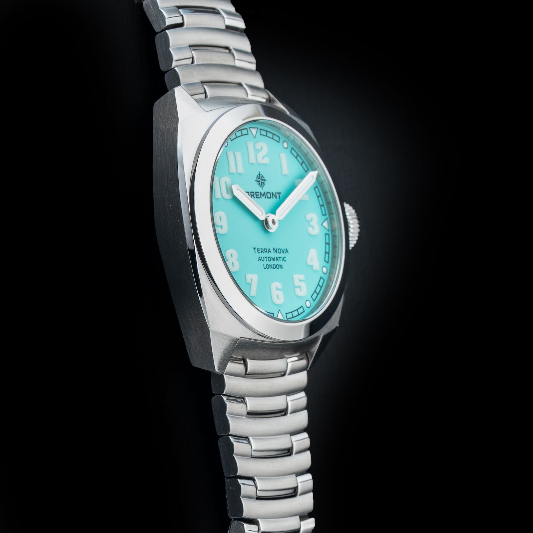 Bremont TN38-ND-SS-TQ-B Terra Nova 38 Turquoise