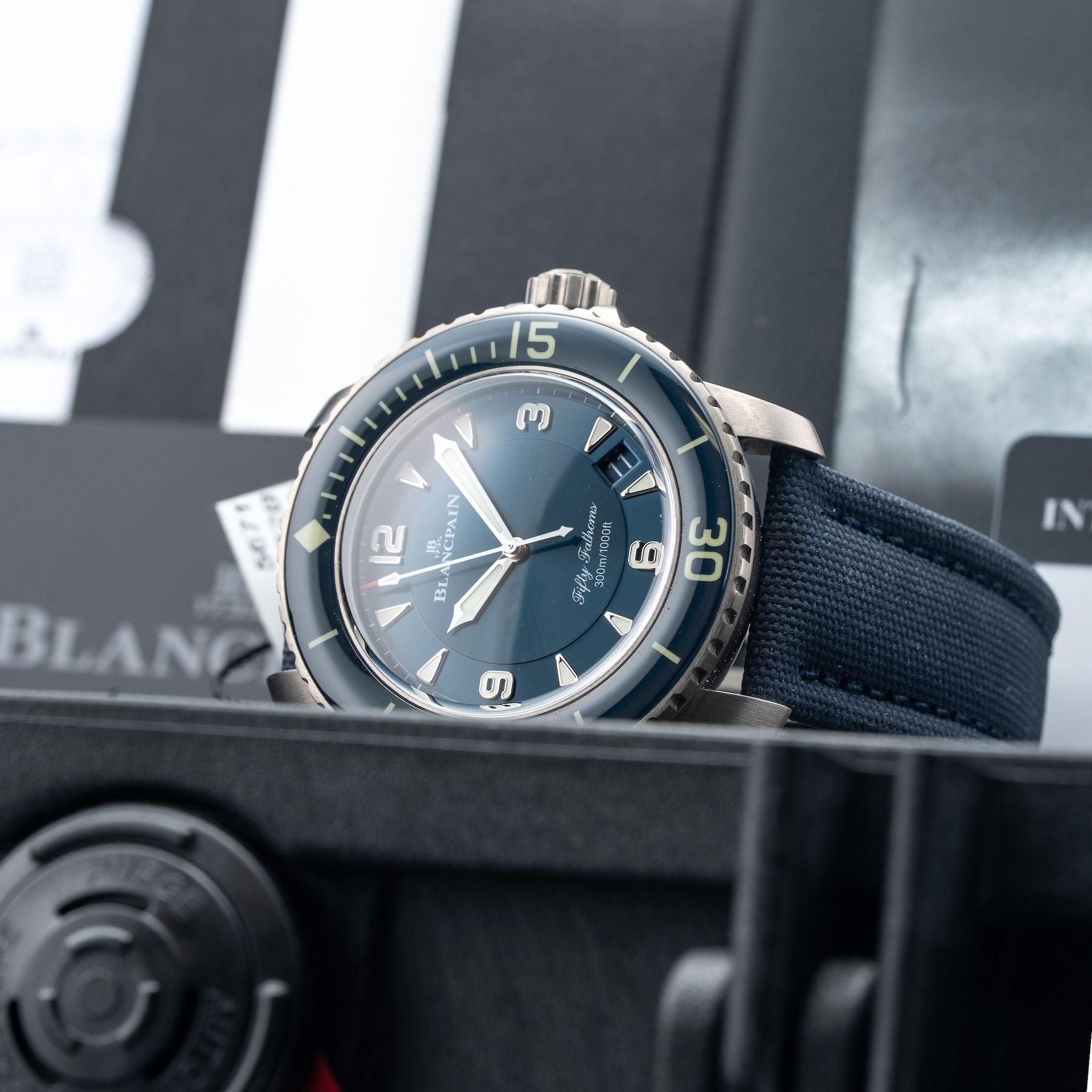 Blancpain Fifty Fathoms 5015 12B40 O52B Blue Dial