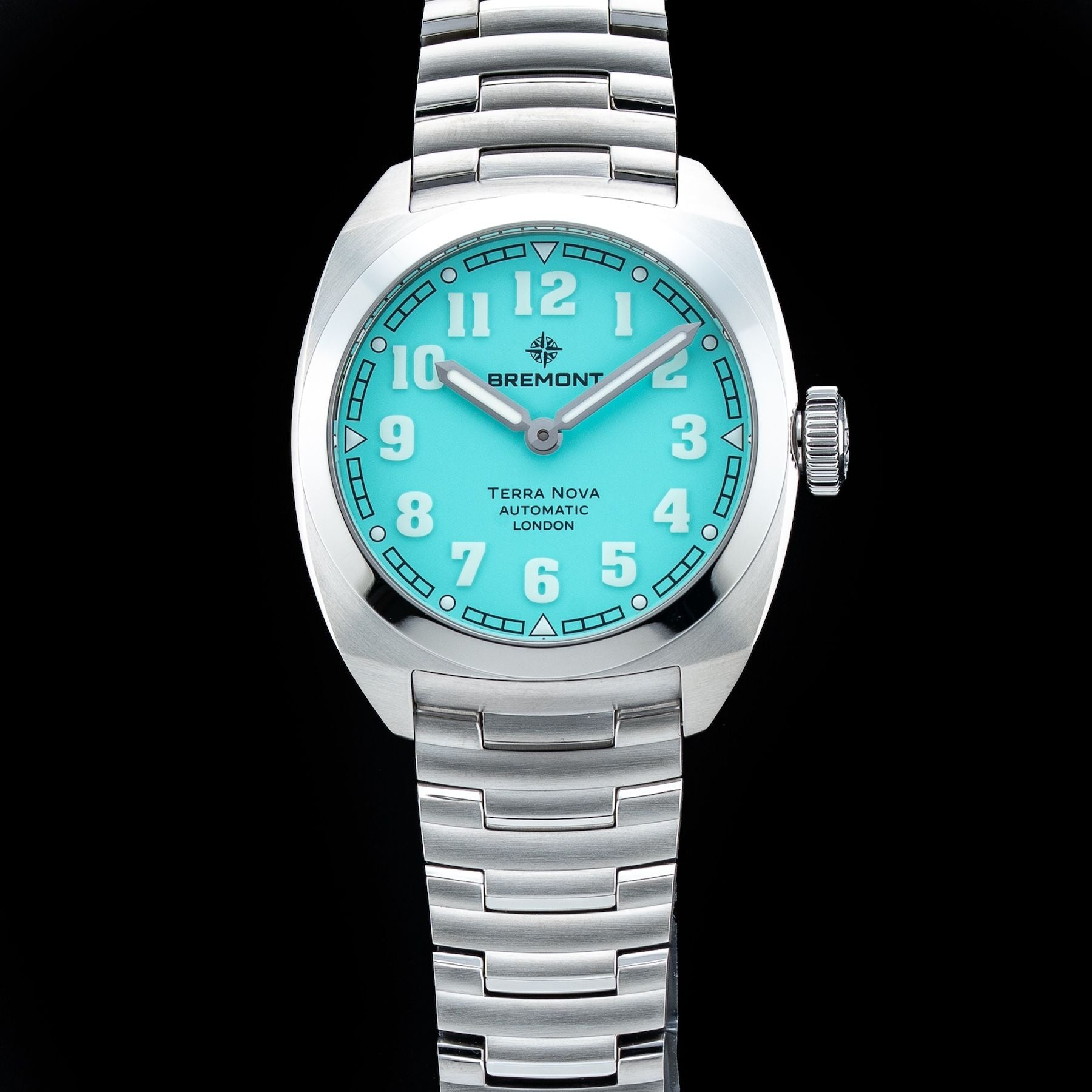 Bremont TN38-ND-SS-TQ-B Terra Nova 38 Turquoise