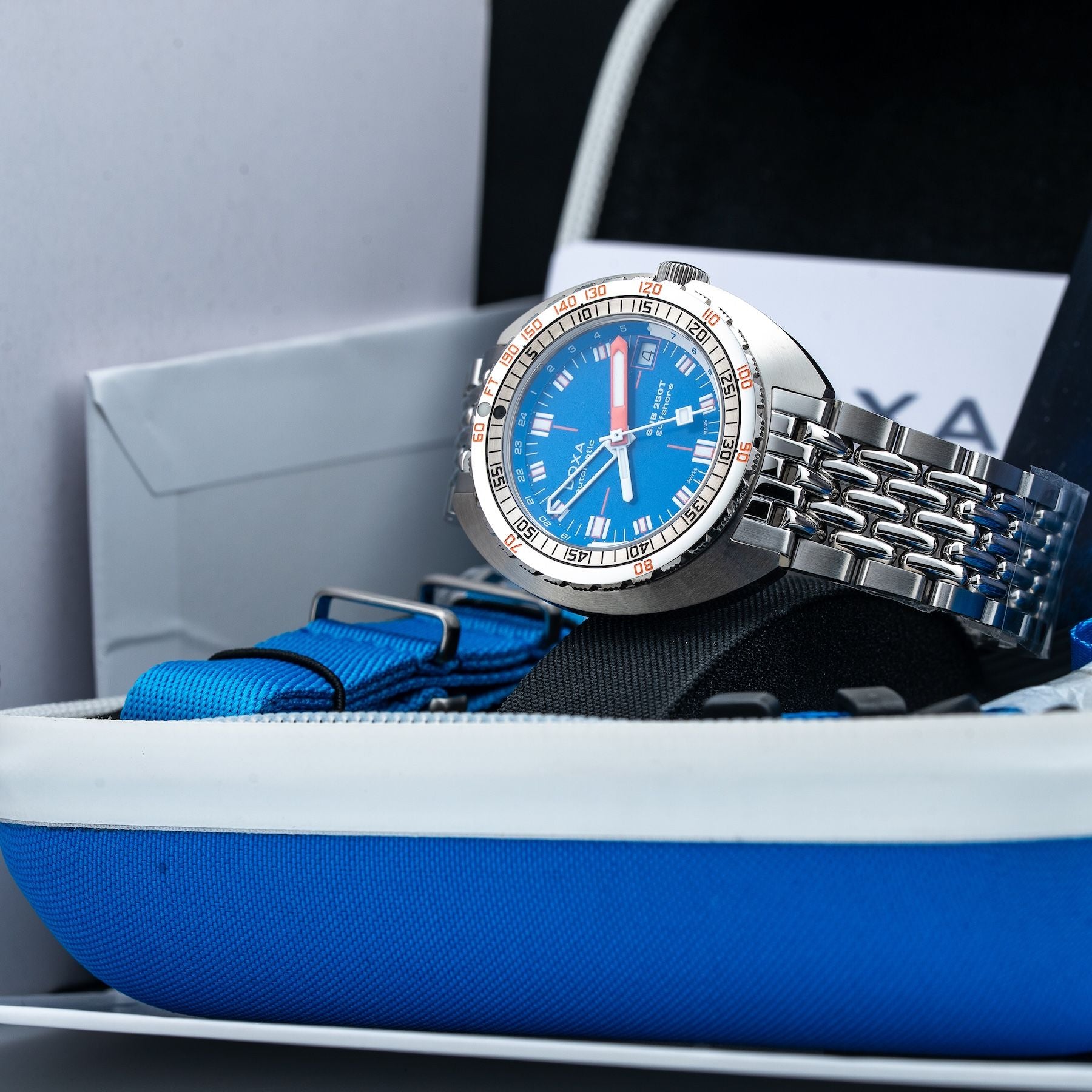 DOXA SUB 250T GMT Gulfshore Limited Edition 855.10.231.10-SE11
