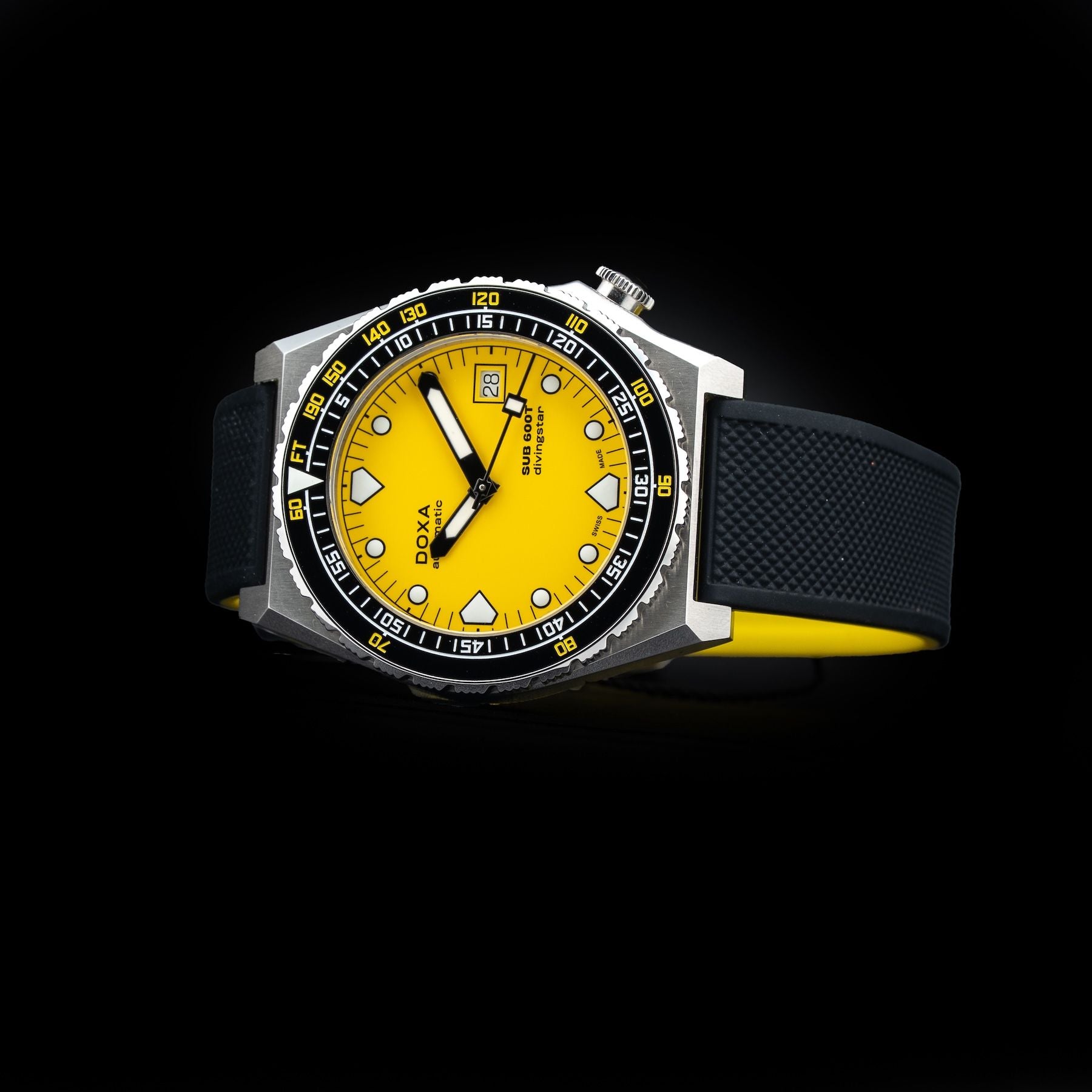 Doxa Sub 600T Divingstar 861.10.361.31 On Strap