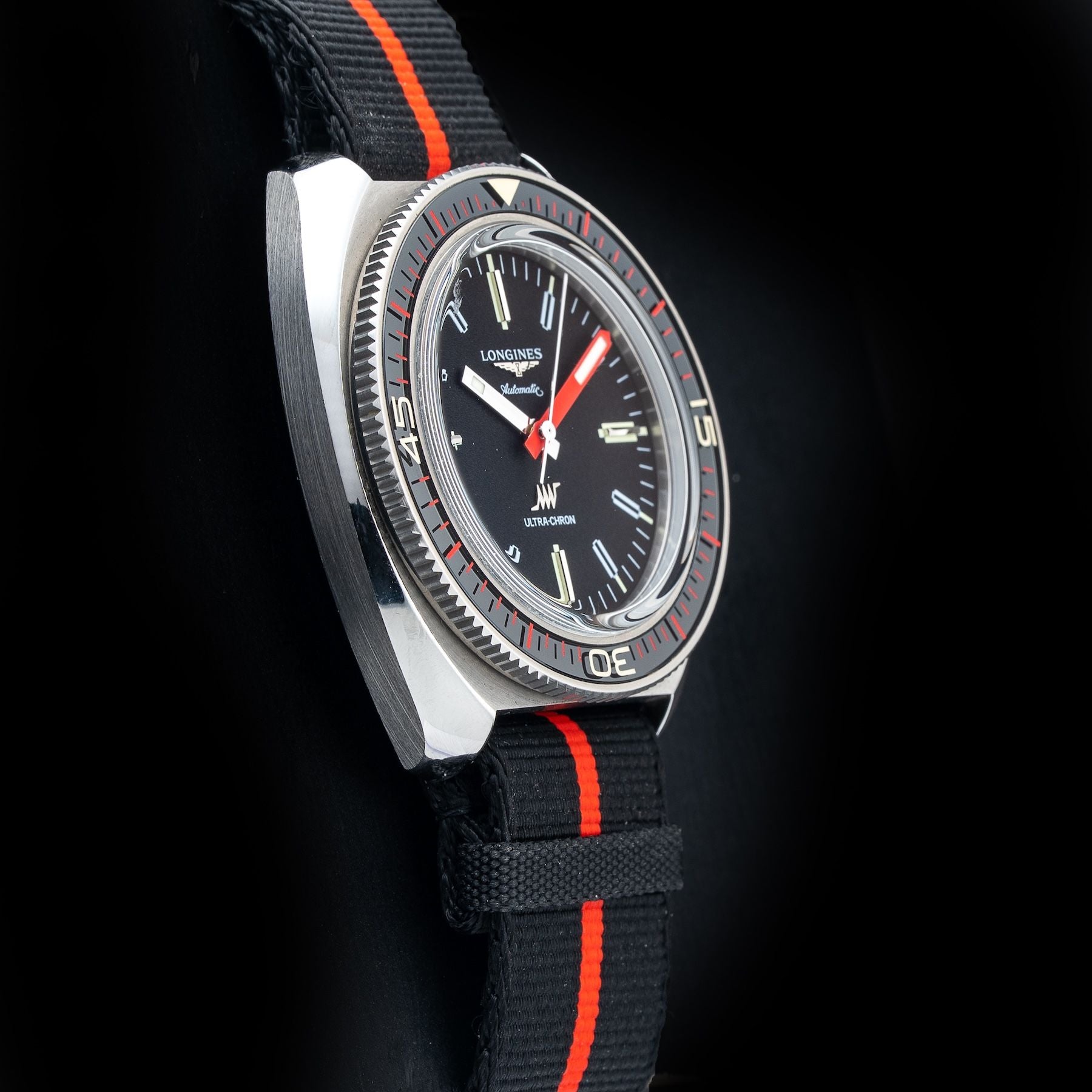 Longines Ultra-Chron on Strap L2.836.4.52.6