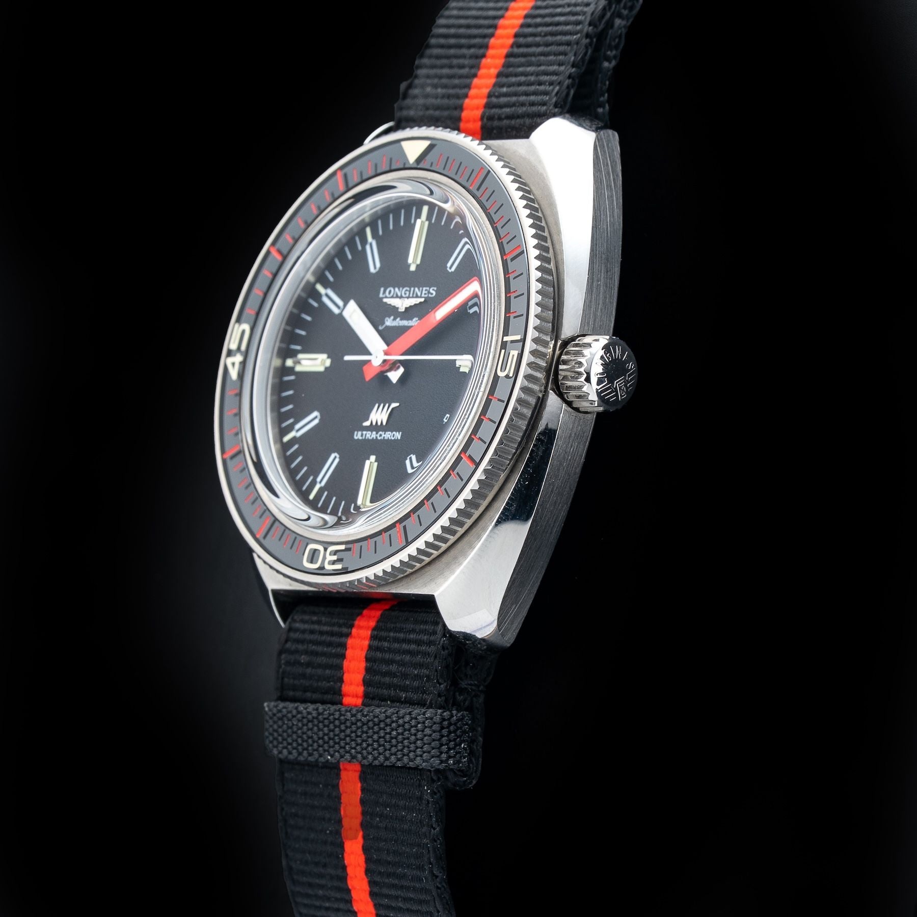 Longines Ultra-Chron on Strap L2.836.4.52.6