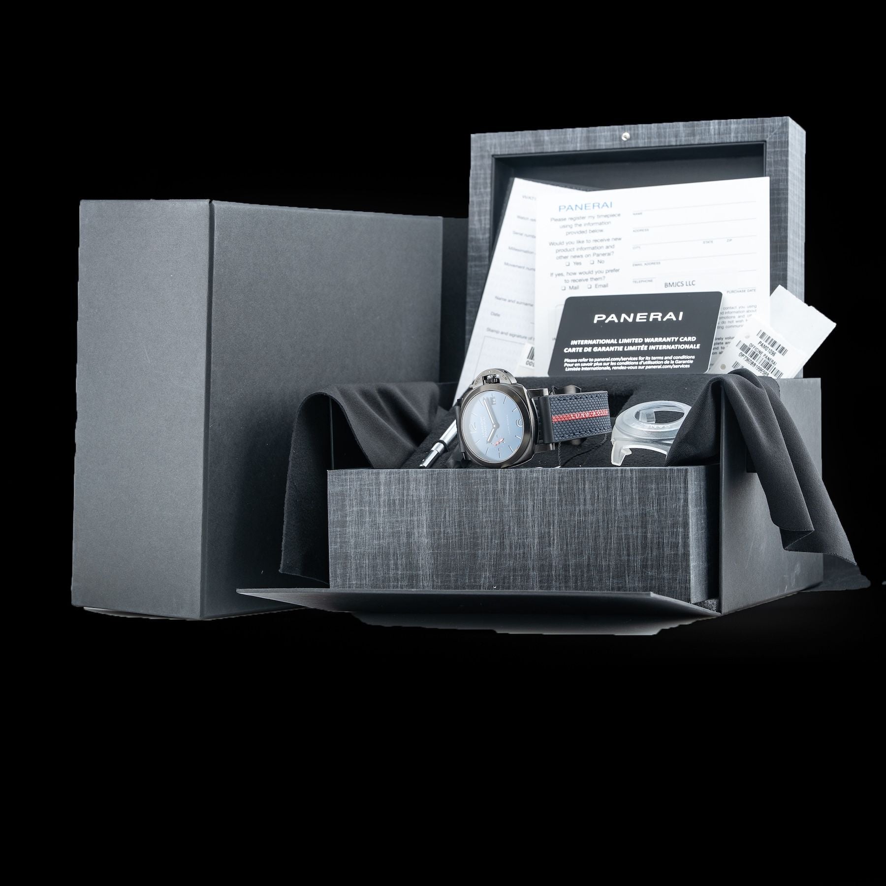 Panerai PAM01408 Luminor Quaranta Steel DLC Luna Rossa