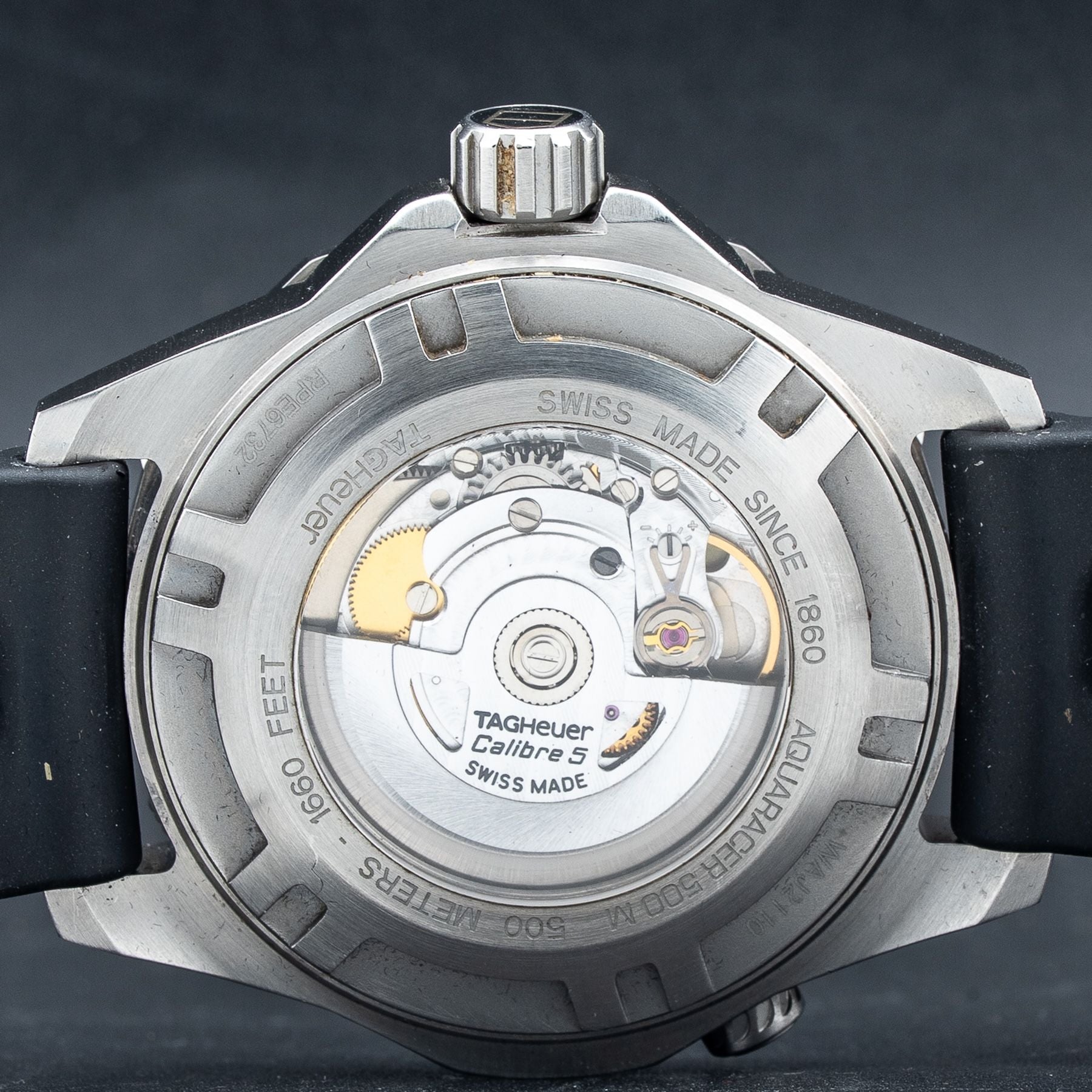 TAG Heuer WAJ2110 Aquaracer 500M Calibre 5 43 Stainless Steel