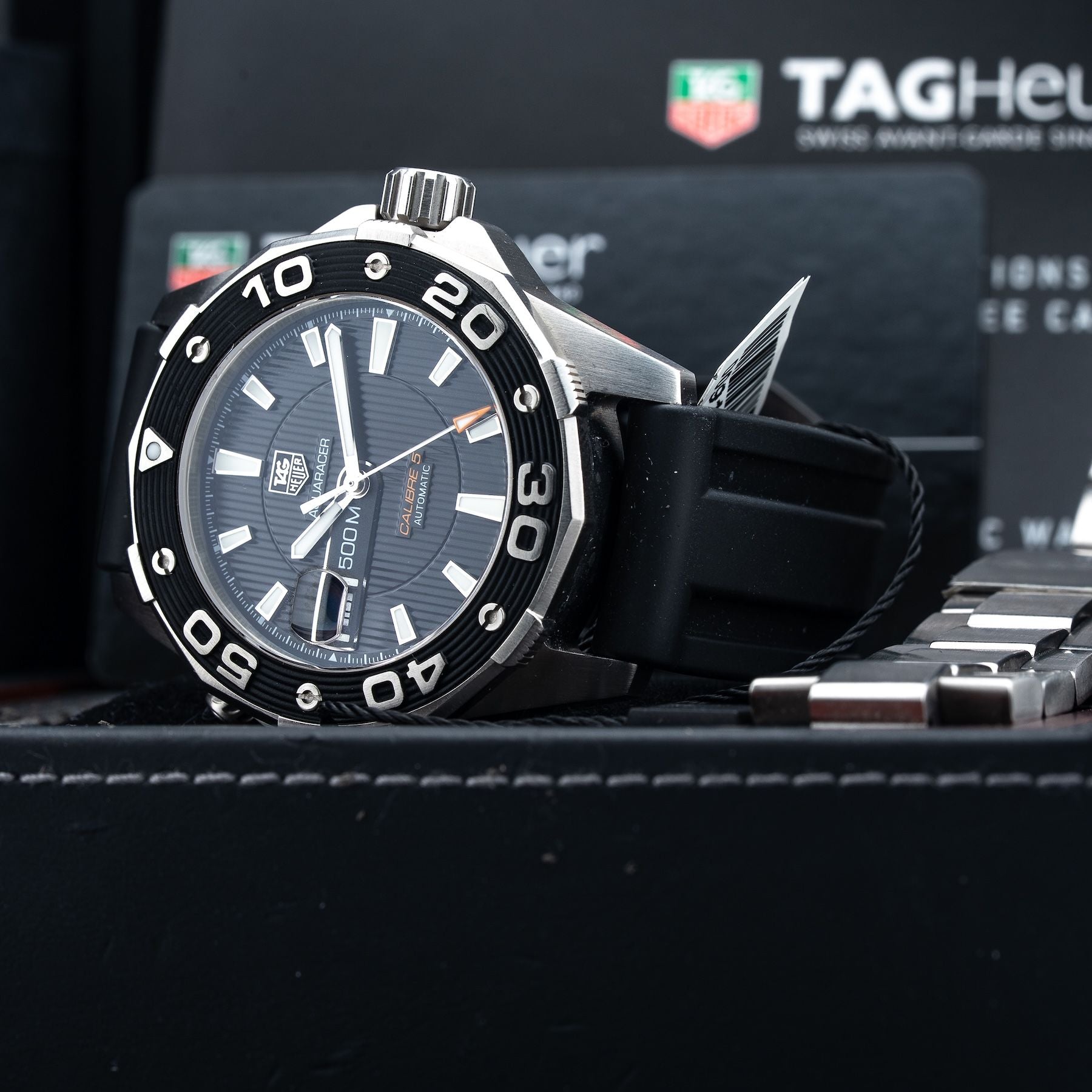 TAG Heuer WAJ2110 Aquaracer 500M Calibre 5 43 Stainless Steel