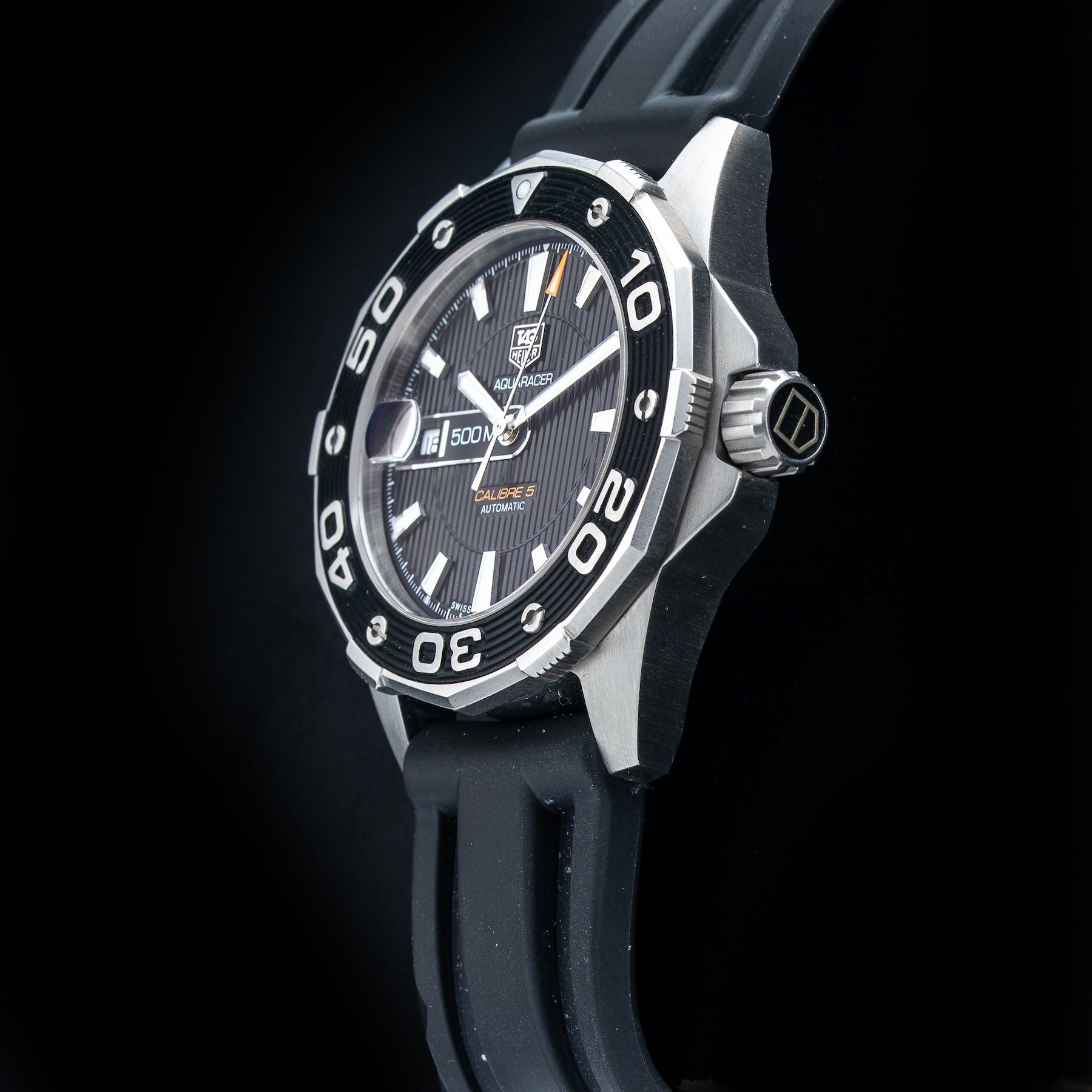 TAG Heuer WAJ2110 Aquaracer 500M Calibre 5 43 Stainless Steel