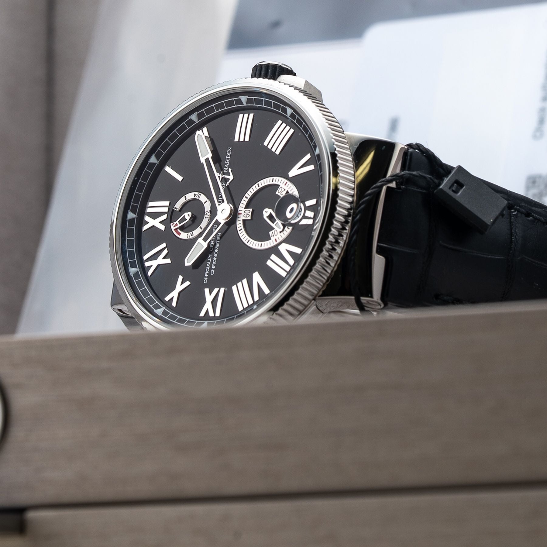 Uylsse Nardin 1183-122/42 Marine Chronometer