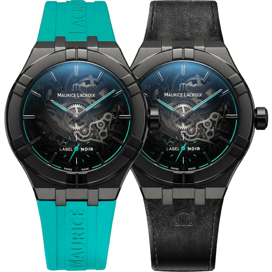 Maurice Lacroix AI6028-DLB0B-030-H Aikon Automatic Skeleton 45mm Label Noir