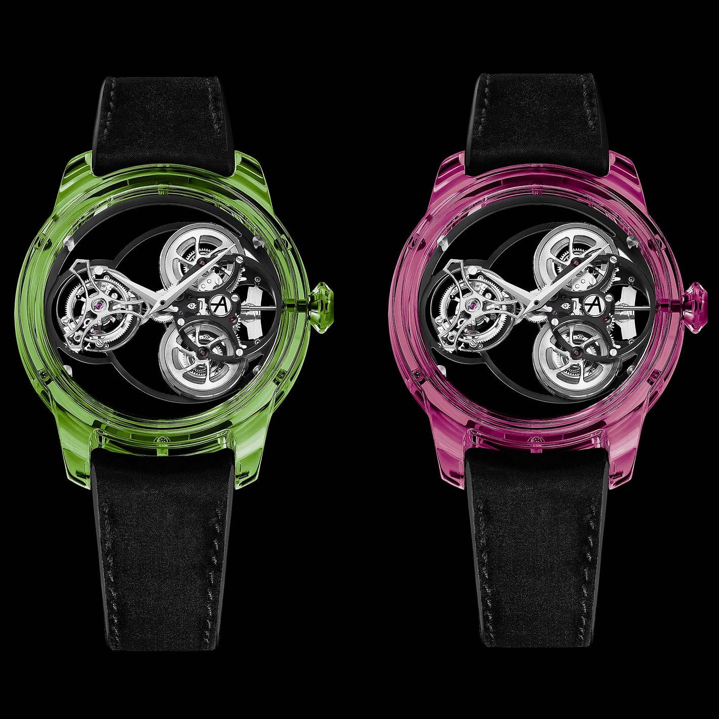 Artya Purity Tourbillon Nanosaphir Chameleon Yellow & Green Edition