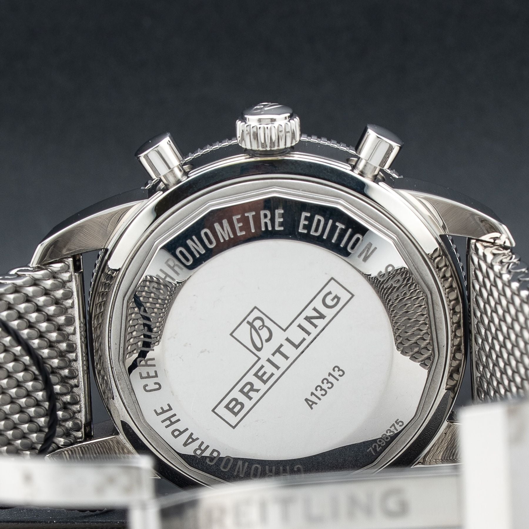 Breitling Superocean Heritage Chronograph 44 Black Dial Stainless Steel Watch A13313