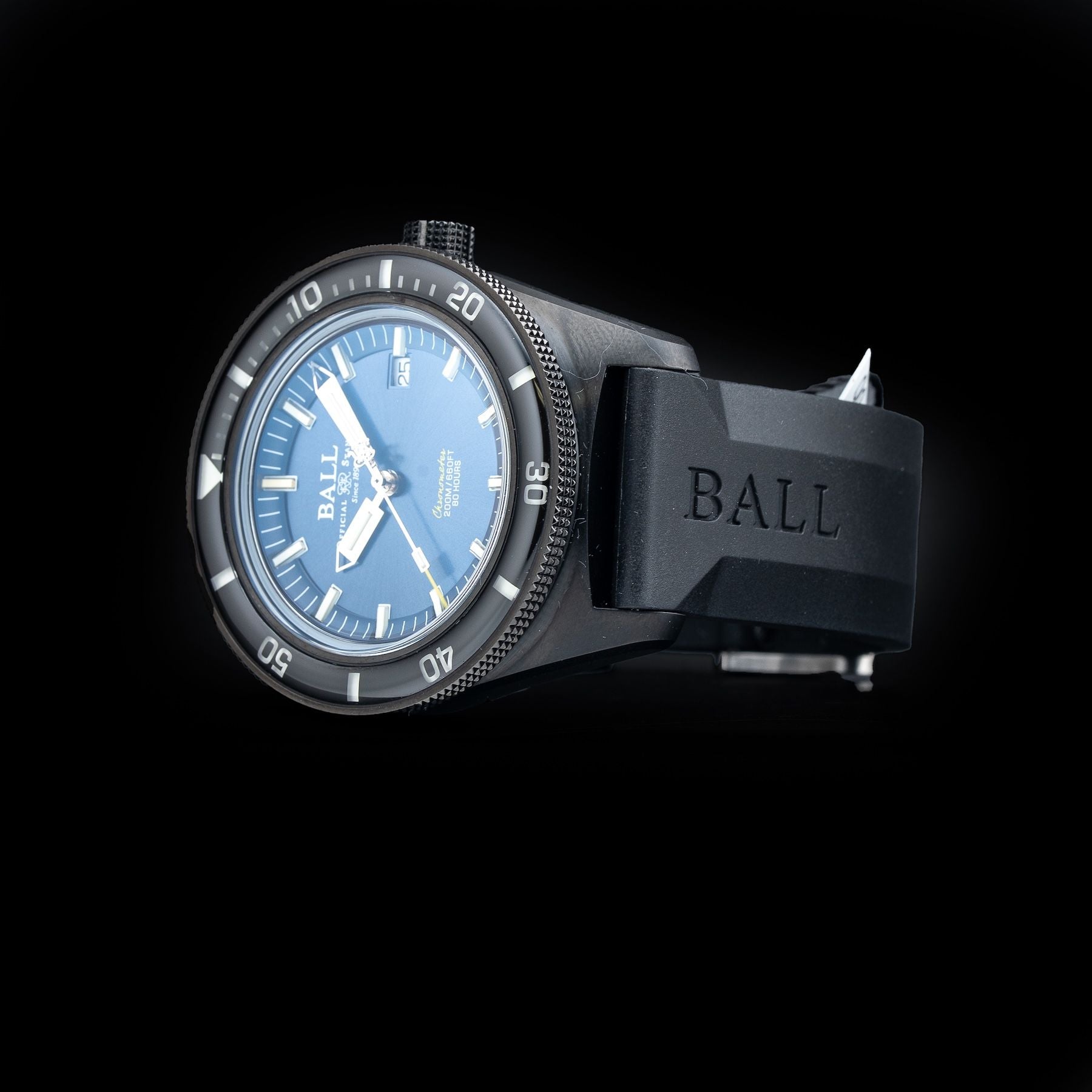 Ball DD3208B-P2C-BE Engineer II M Skindiver Heritage Black On Strap
