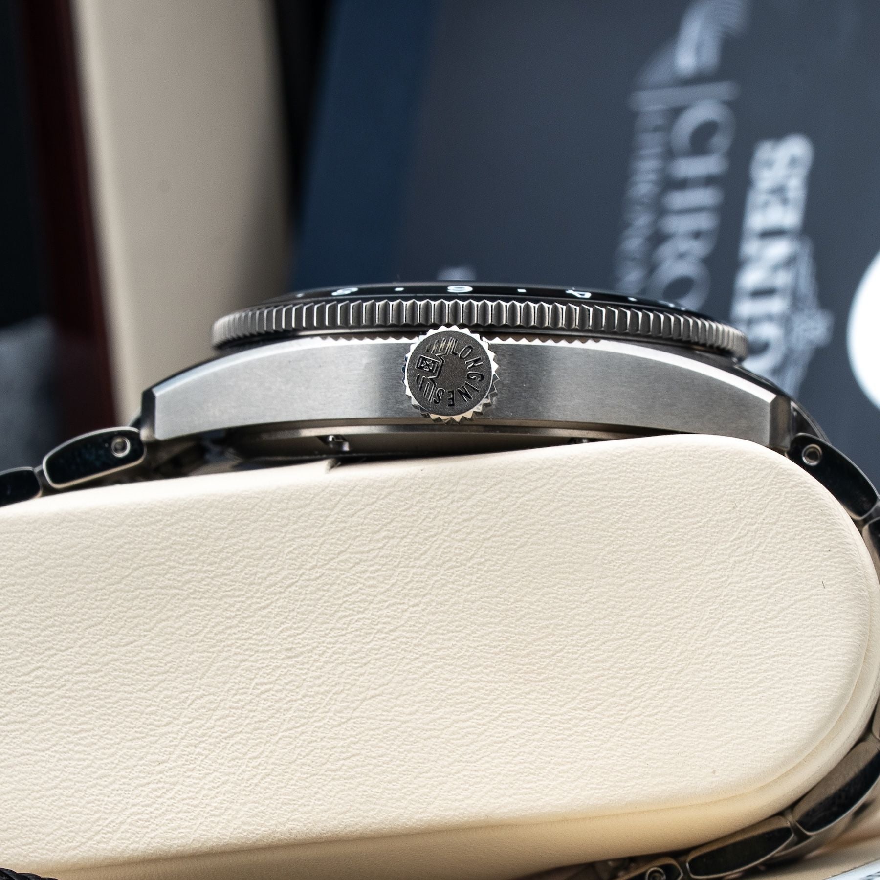 Longines L3.802.1.53.6 Spirit Anthracite Dial On Bracelet