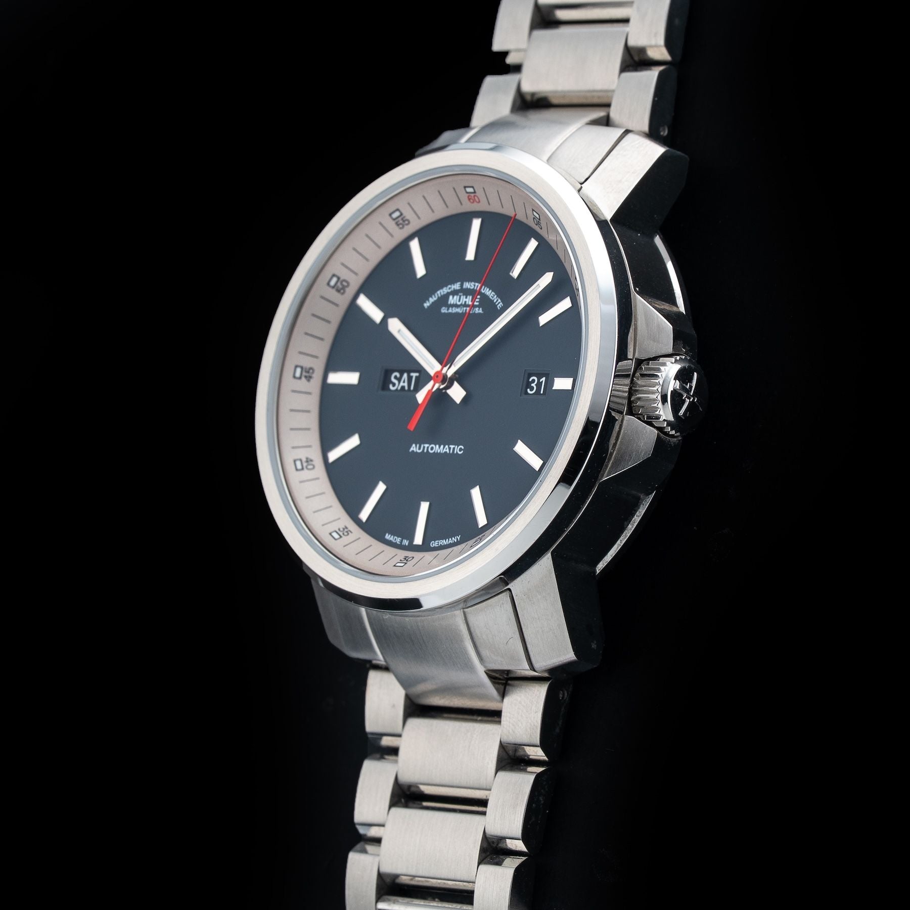 Mühle Glashütte M1-25-34-MB 29ER Day/Date