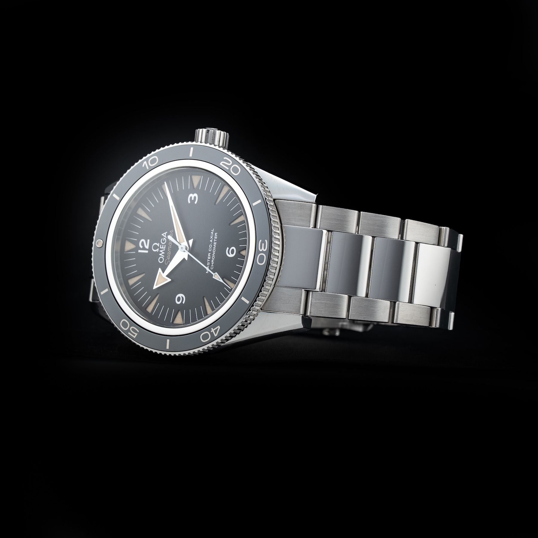 Omega 233.30.41.21.01.001 Seamaster 300 Heritage Black Dial