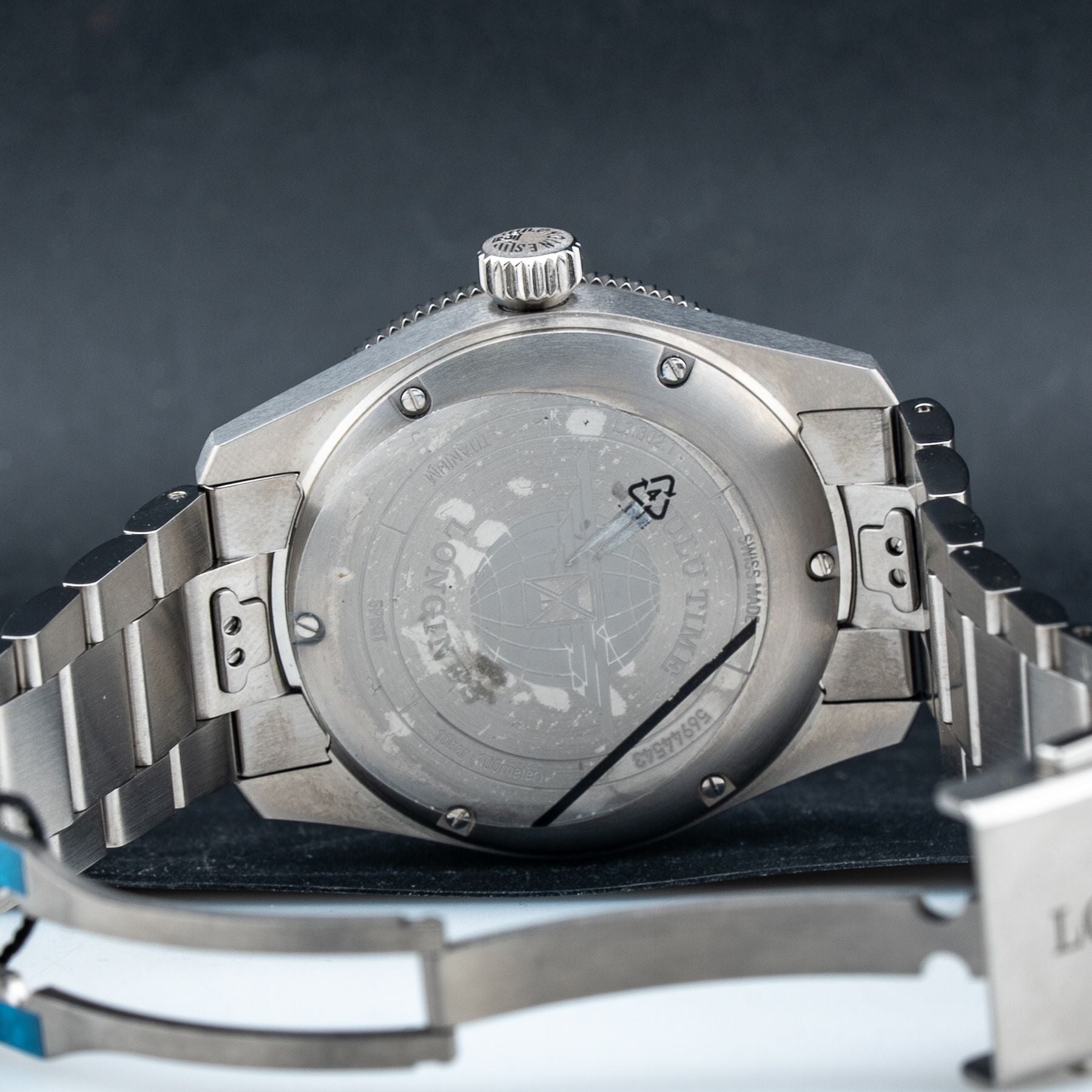 Longines L3.802.1.53.6 Spirit Anthracite Dial On Bracelet