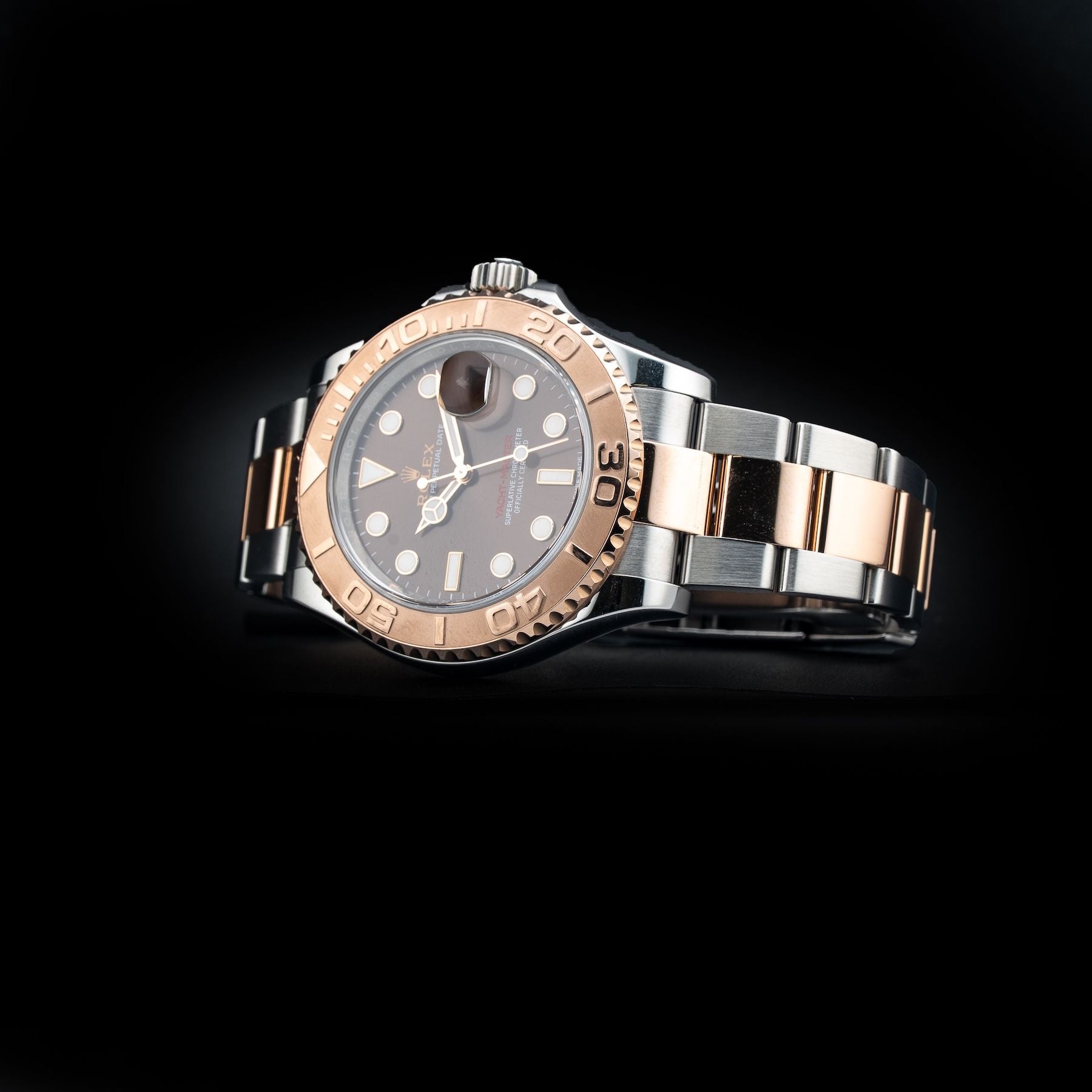 Rolex Yacht-Master 40 116621-0001 Rose Gold Chocolate Dial