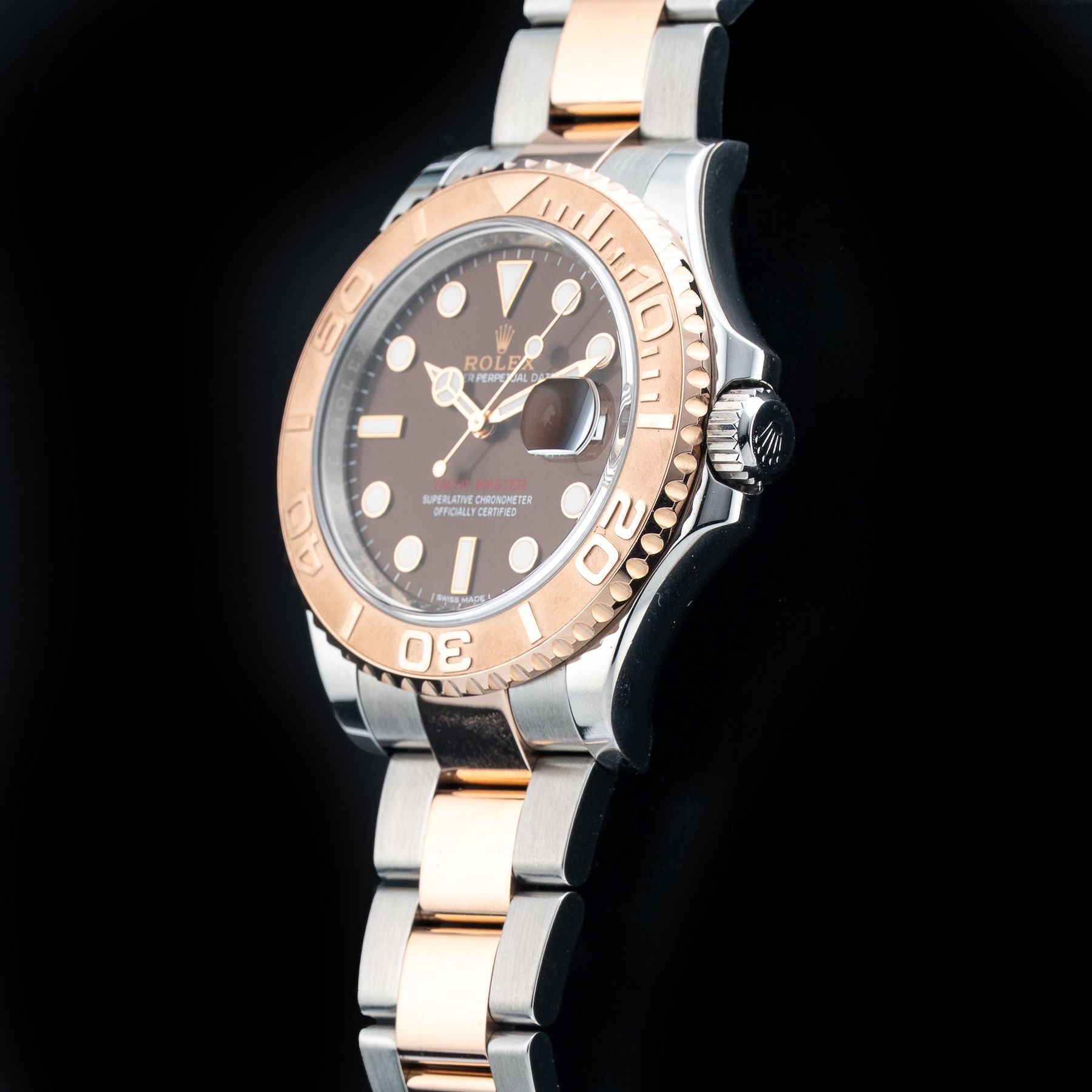 Rolex Yacht-Master 40 116621-0001 Rose Gold Chocolate Dial
