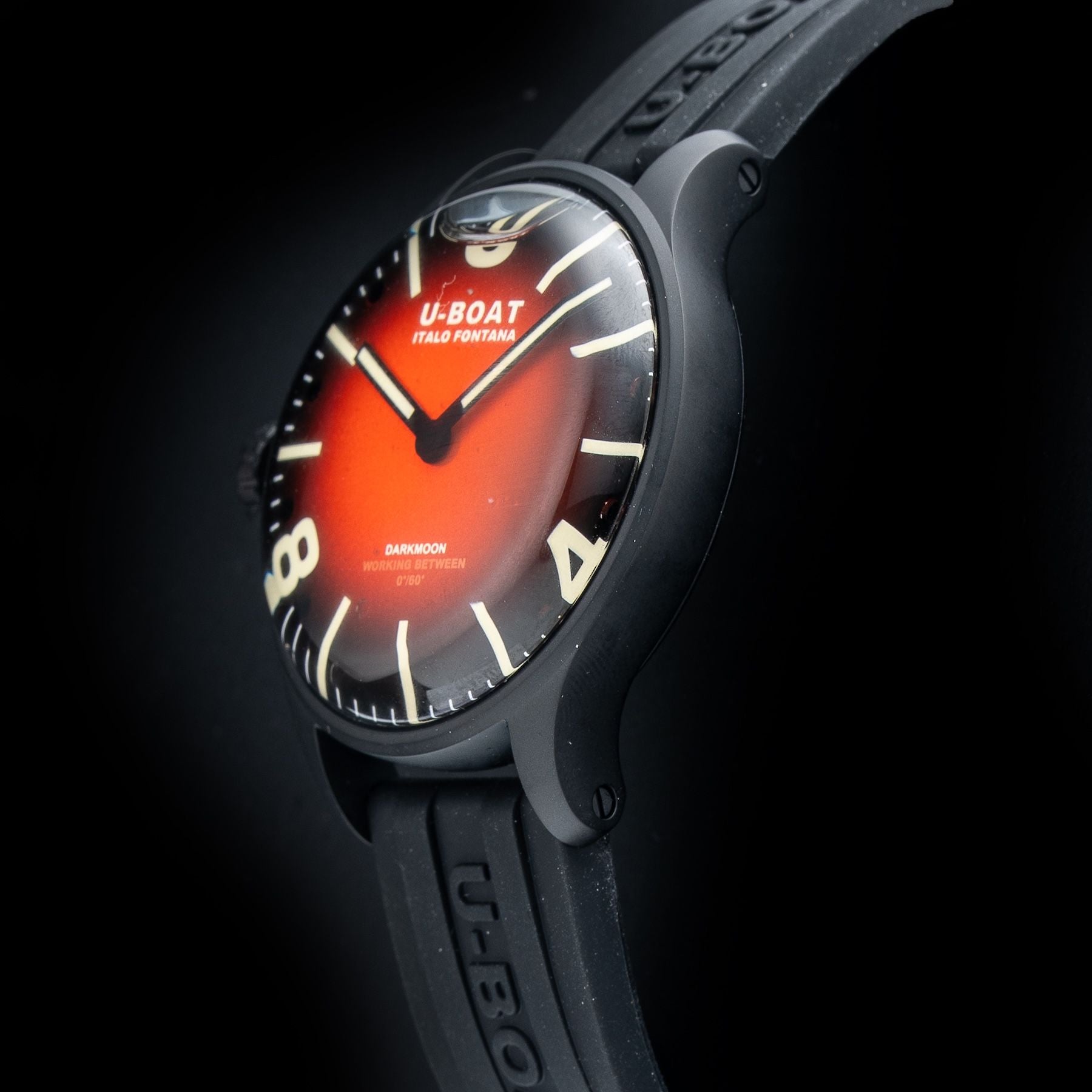 U-Boat 8697/B Darkmoon 44mm Red PVD Soleil
