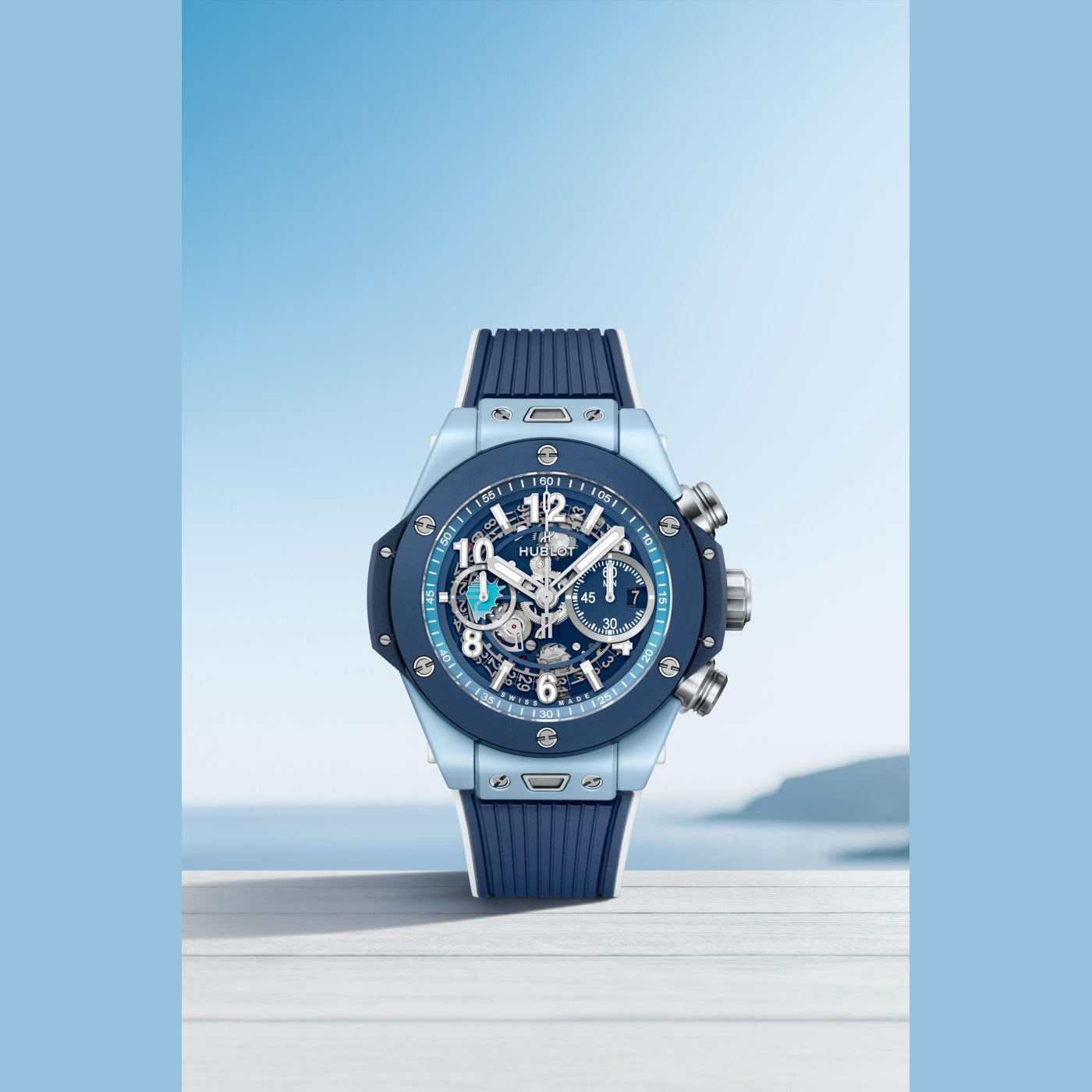 Hublot 421.EX.5129.RX.HBC25 Big Bang Unico Blue Ceramic Caribbean