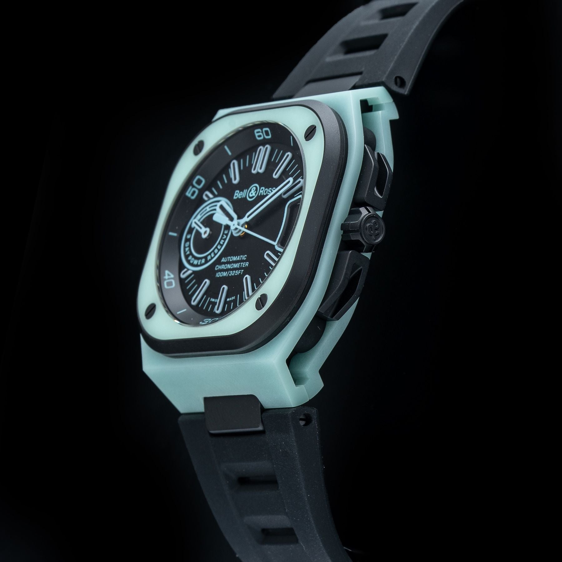 Bell & Ross BRX5R-BLUM-TC/SRB Blue Lum Limited Edition