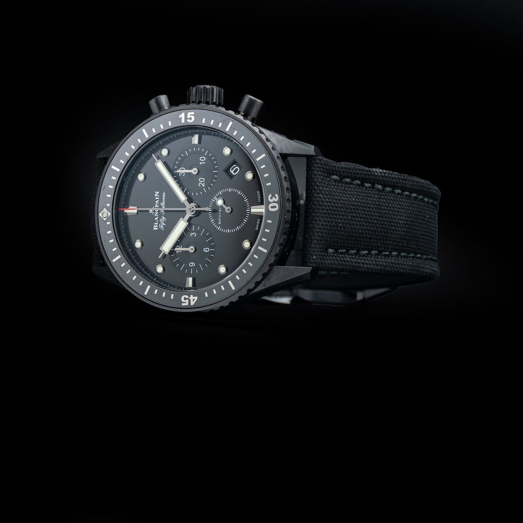 Blancpain 5200 0130 B52A Fifty Fathoms Bathyscaphe Chronographe Flyback