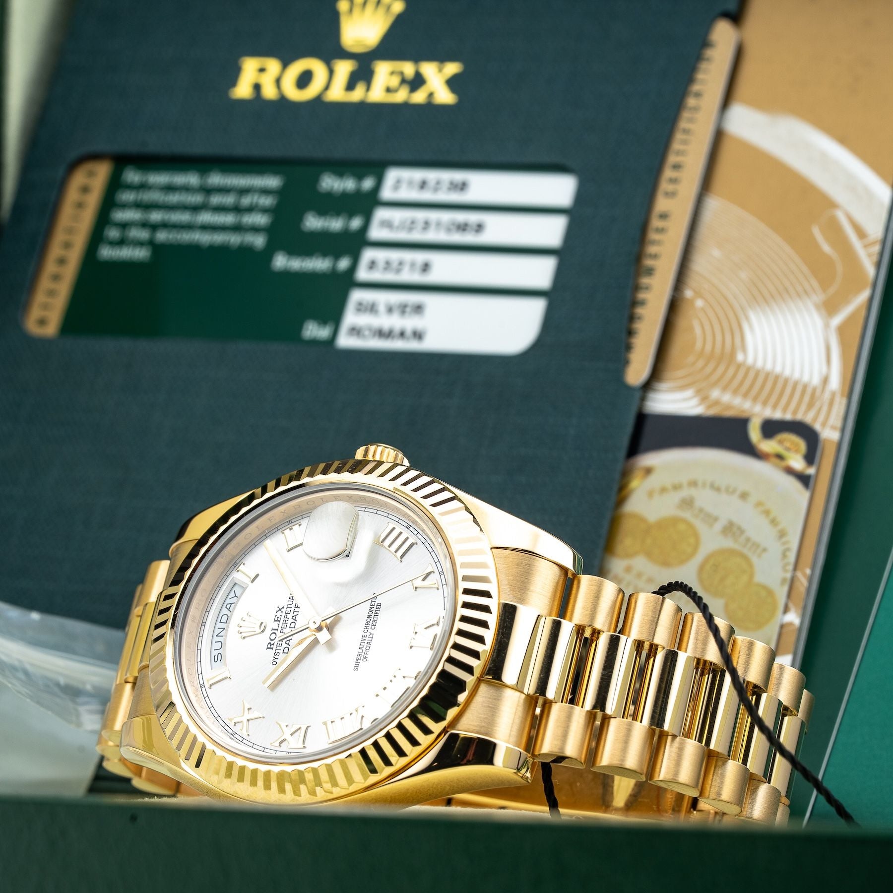 Rolex 218238 Day-Date II