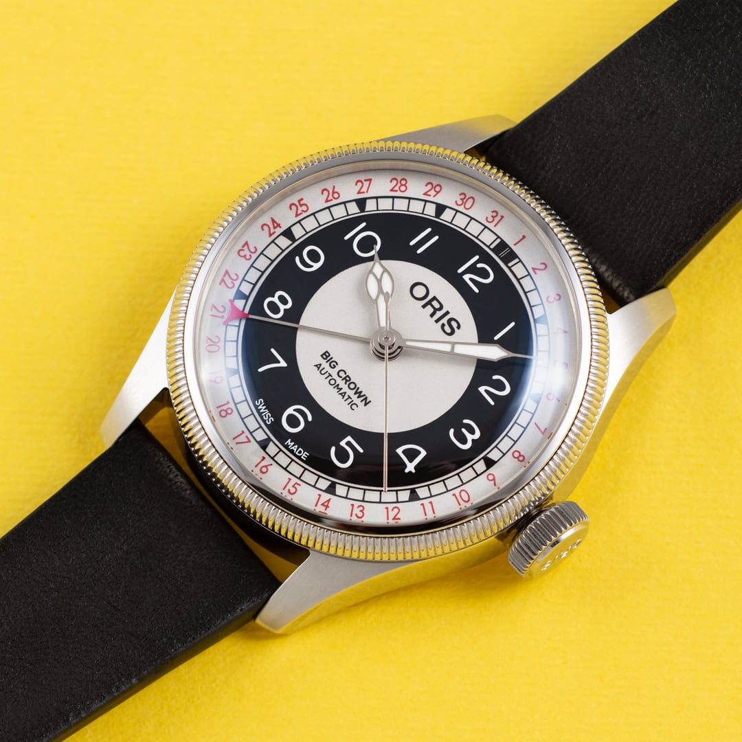 Oris 01 754 7779 4061-07 5 19 25 Big Crown Pointer Date "Bullseye"