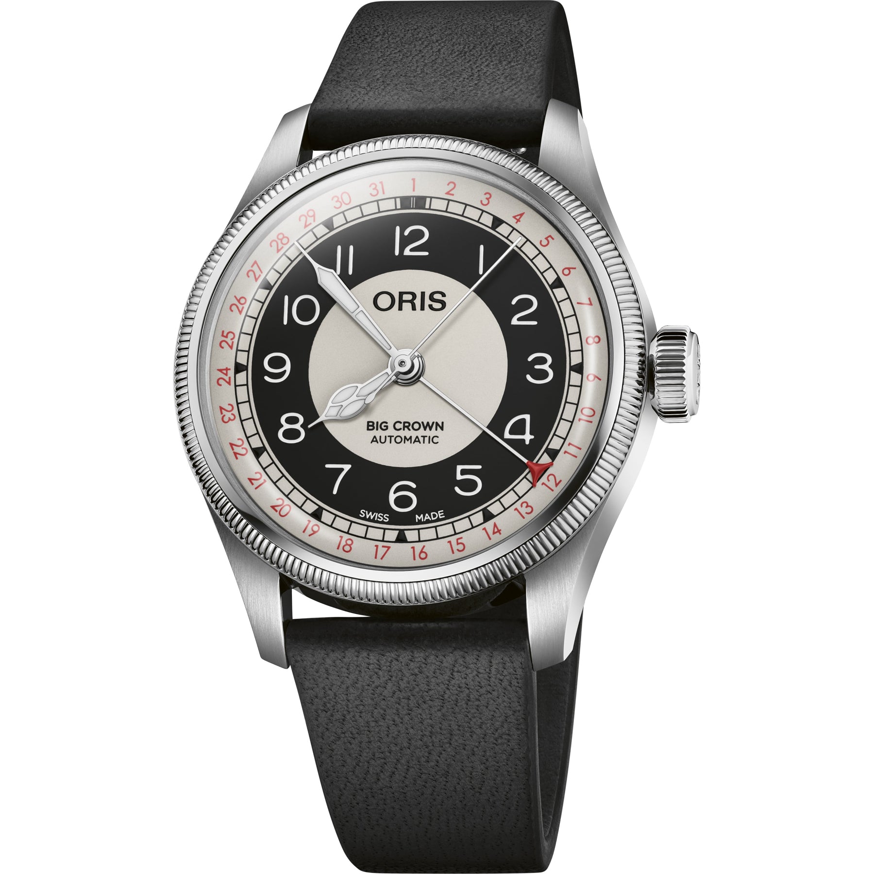 Oris 01 754 7779 4061-07 5 19 25 Big Crown Pointer Date "Bullseye"
