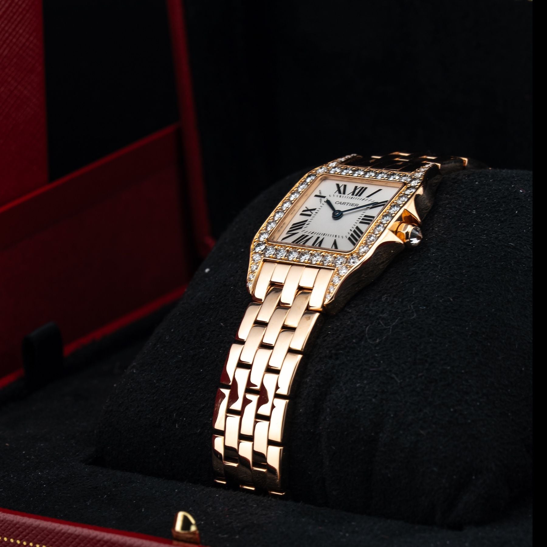 Cartier Santos Demoiselle Rose Gold WF9007Z8