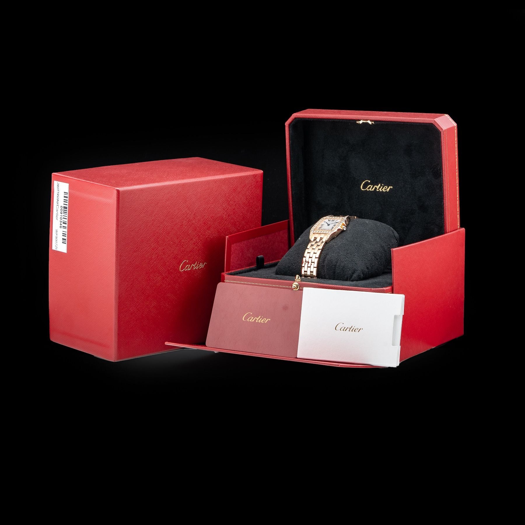 Cartier Santos Demoiselle Rose Gold WF9007Z8