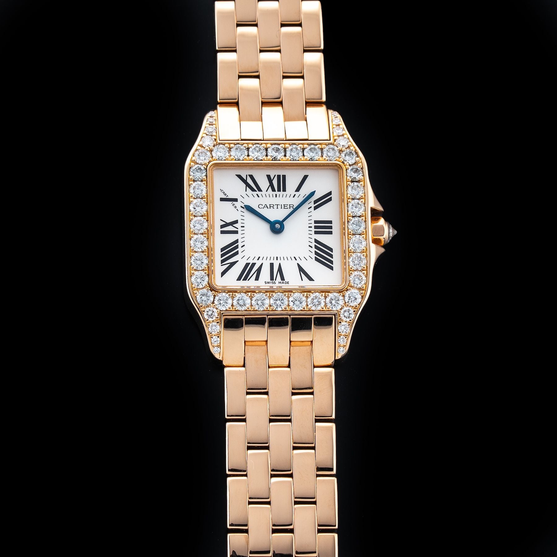Cartier Santos Demoiselle Rose Gold WF9007Z8