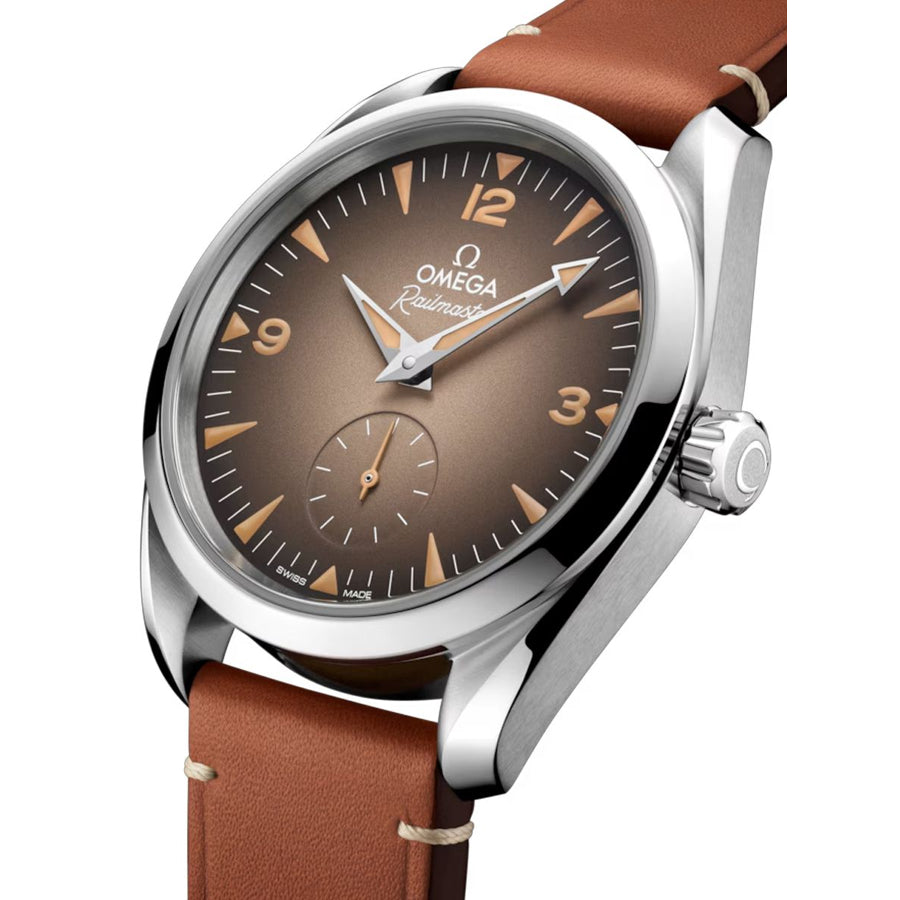 Omega 235.12.38.20.13.001 Railmaster on Strap